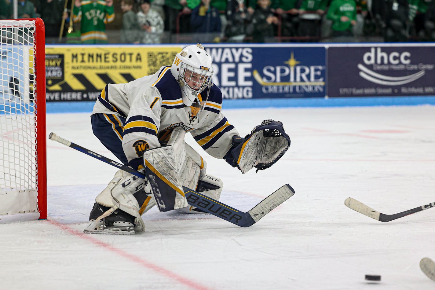 Edina vs. Wayzata, boys hockey Section 6AA championship, 3-1-23. Photo by Mark Hvidsten, SportsEngine