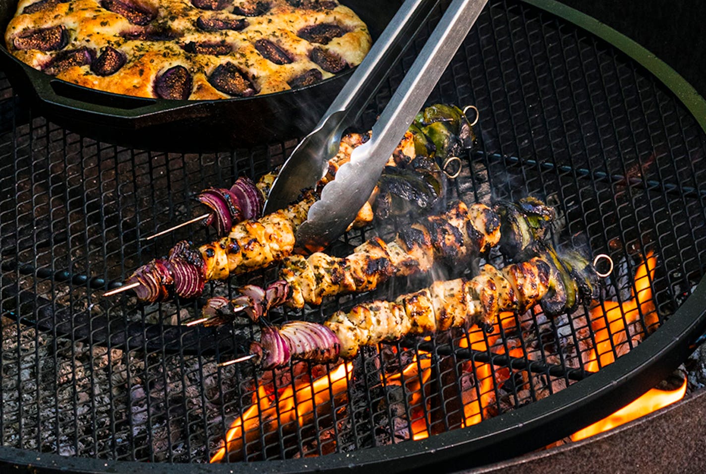 Grilled Chicken Souvlaki is a traditional — and flavorful — Greek dish. From "The Outdoor Cook: How to Cook Anything Outside," by America's Test Kitchen (2023, $30). Credit: Kevin White