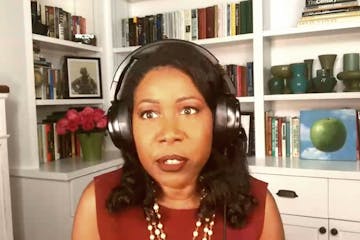 Isabel Wilkerson during her Oct. 13 Talking Volumes interview.