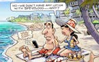 Sack cartoon: False alarm on Hawaii-bound missile