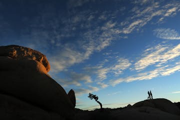 The geologic landscape of Joshua Tree National Park has long fascinated visitors to this desert. These plutonic intrusions are a granitic rock called 