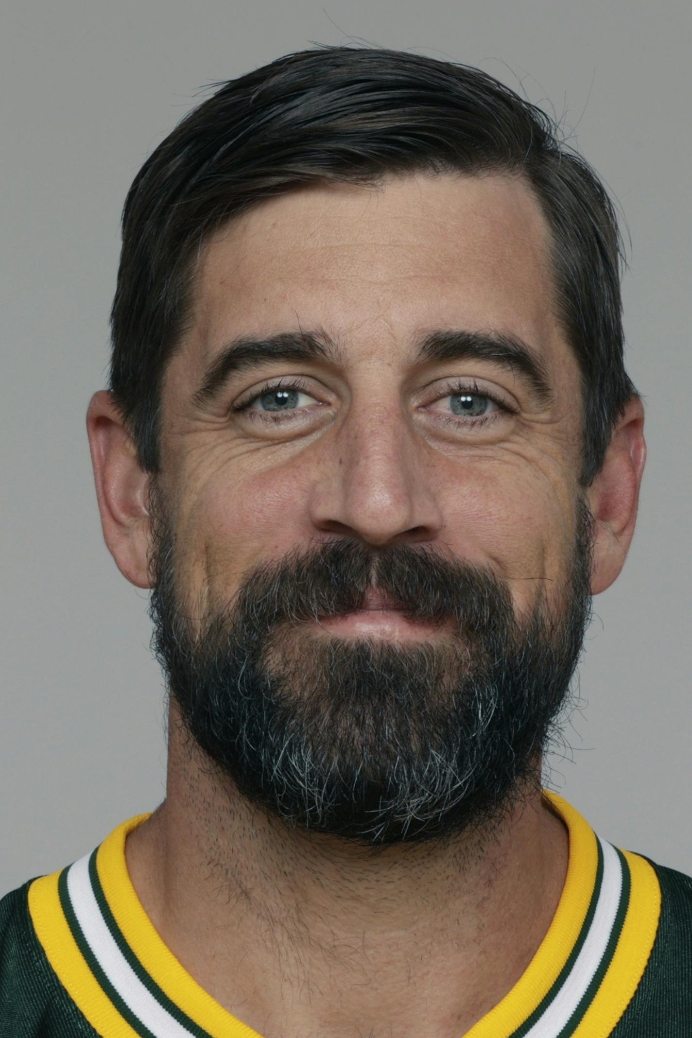 This is a 2020 photo of Aaron Rodgers of the Green Bay Packers NFL football team. This image reflects the Green Bay Packers active roster as of Monday, Aug. 10, 2020 when this image was taken. (AP Photo) ORG XMIT: NFLHS20