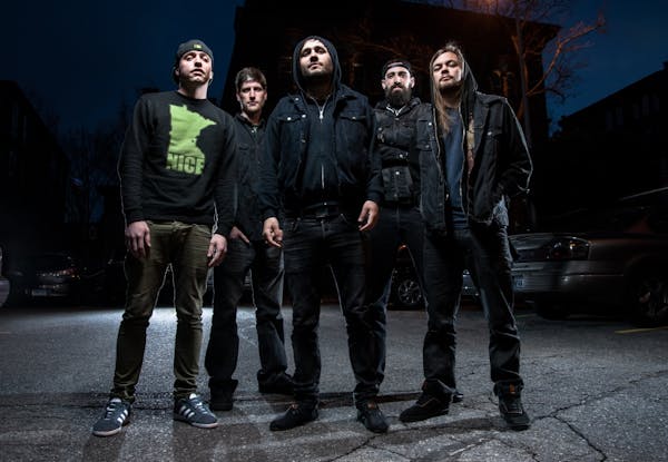 Twin Cities metal quintet After the Burial performs at the Pizza Luce Block Party on Saturday in downtown Minneapolis before hitting the road this fal