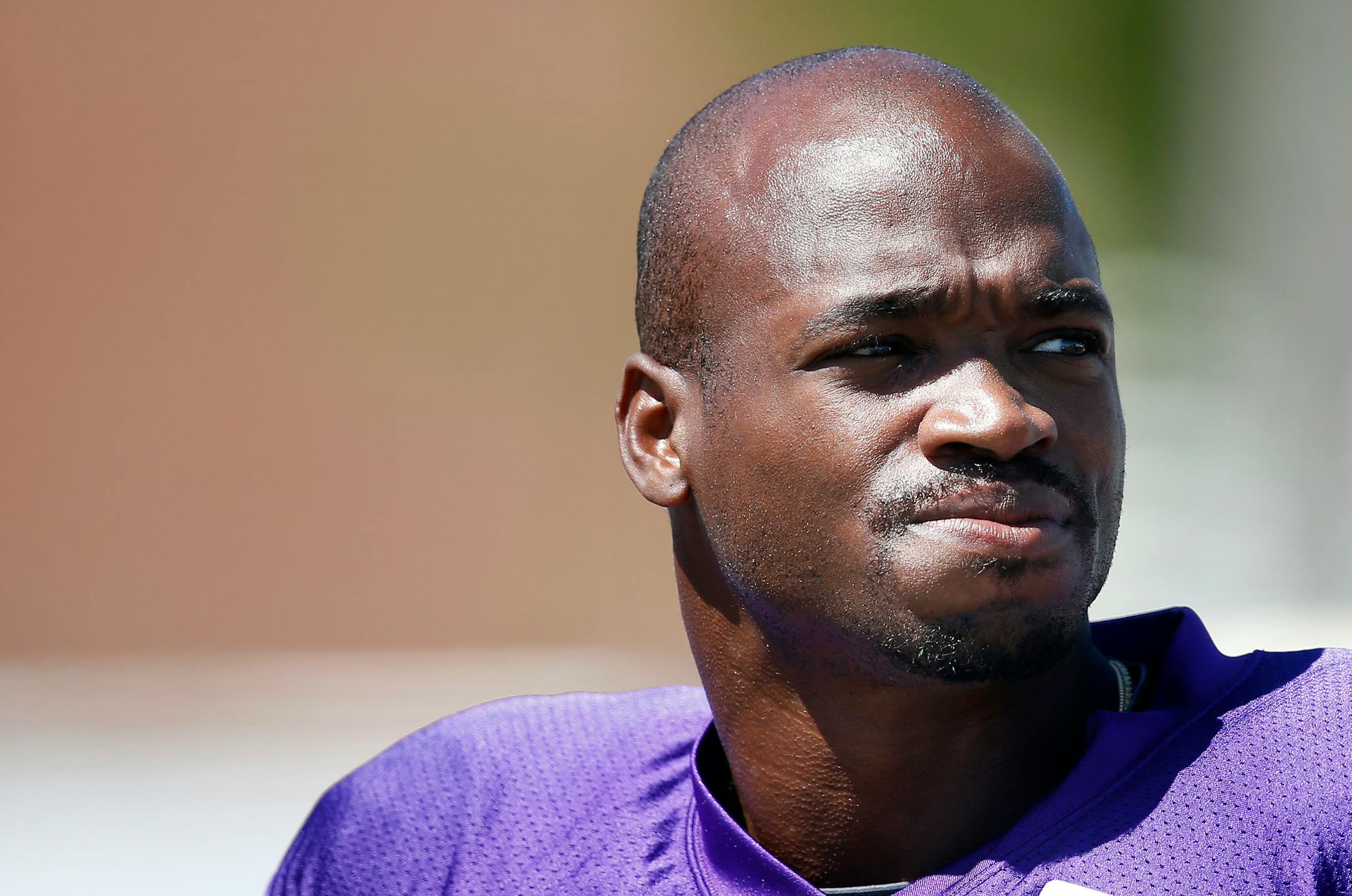 Vikings running back Adrian Peterson.