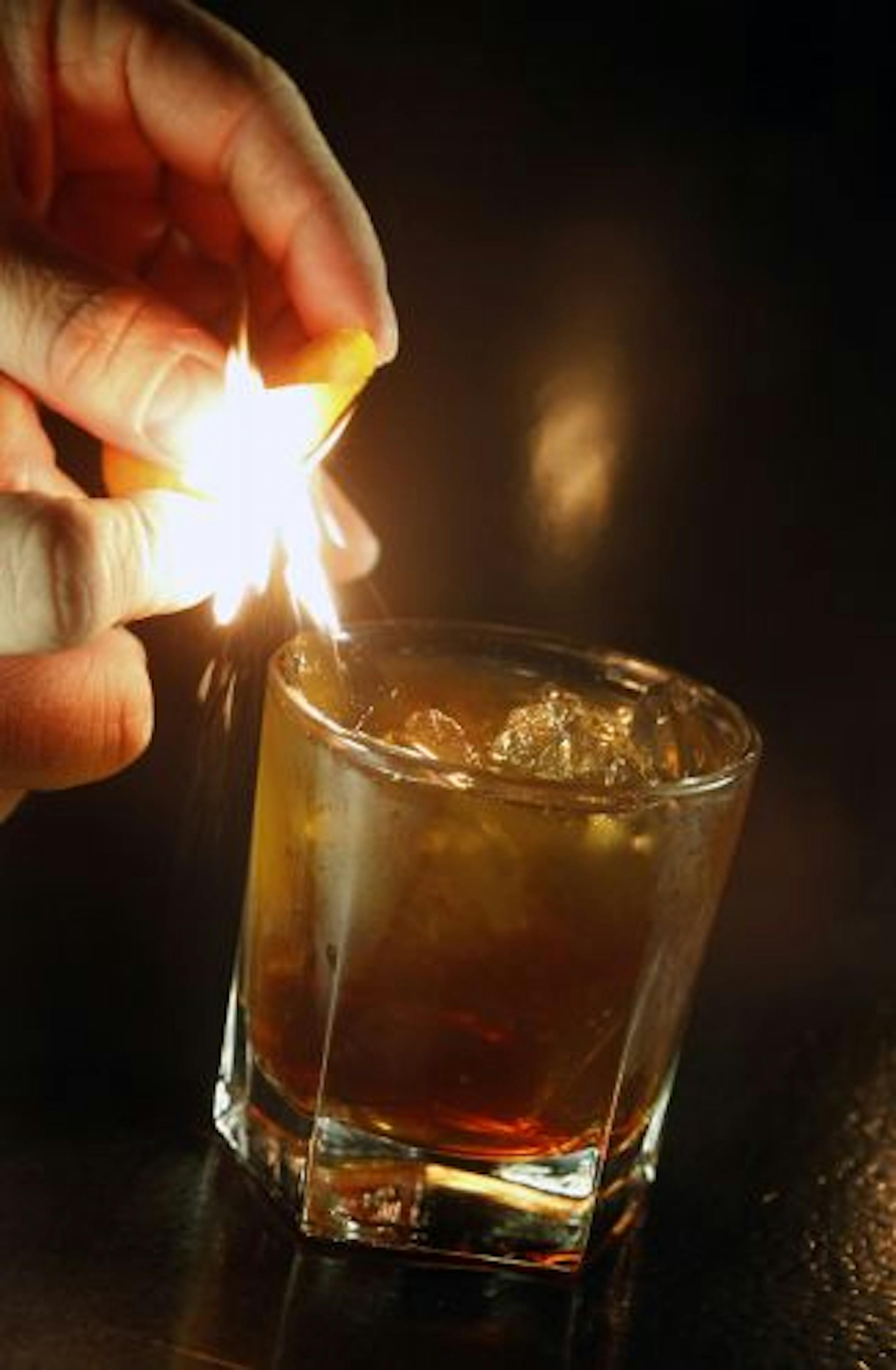 A Dulce 46 orange flame at the Prairie Ale House in Eden Prairie.