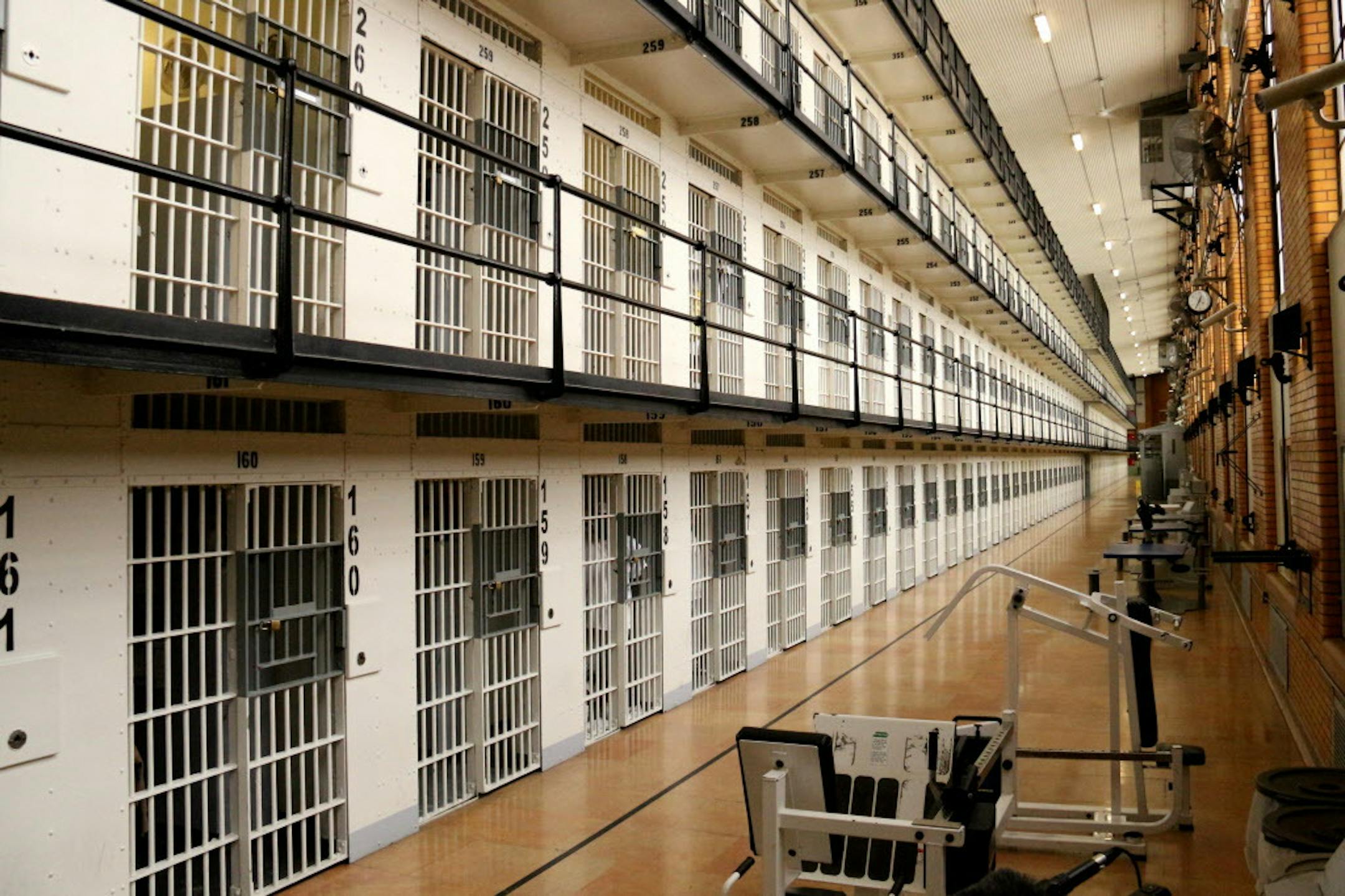 The A West cell house at Stillwater prison.
