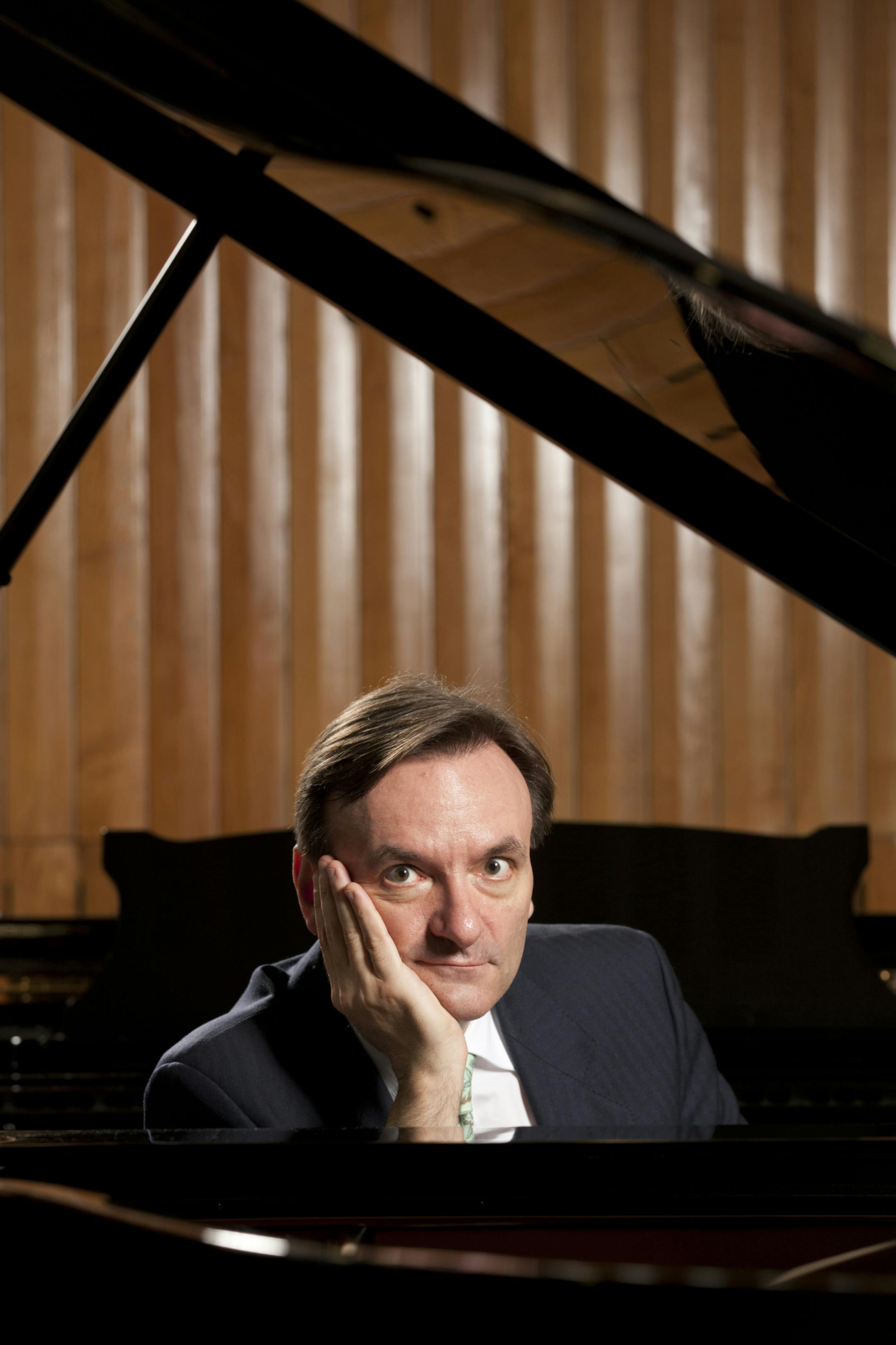 Pianist Stephen Hough, picture taken at the Royal Festival Hall. Picture date 17/05/2011