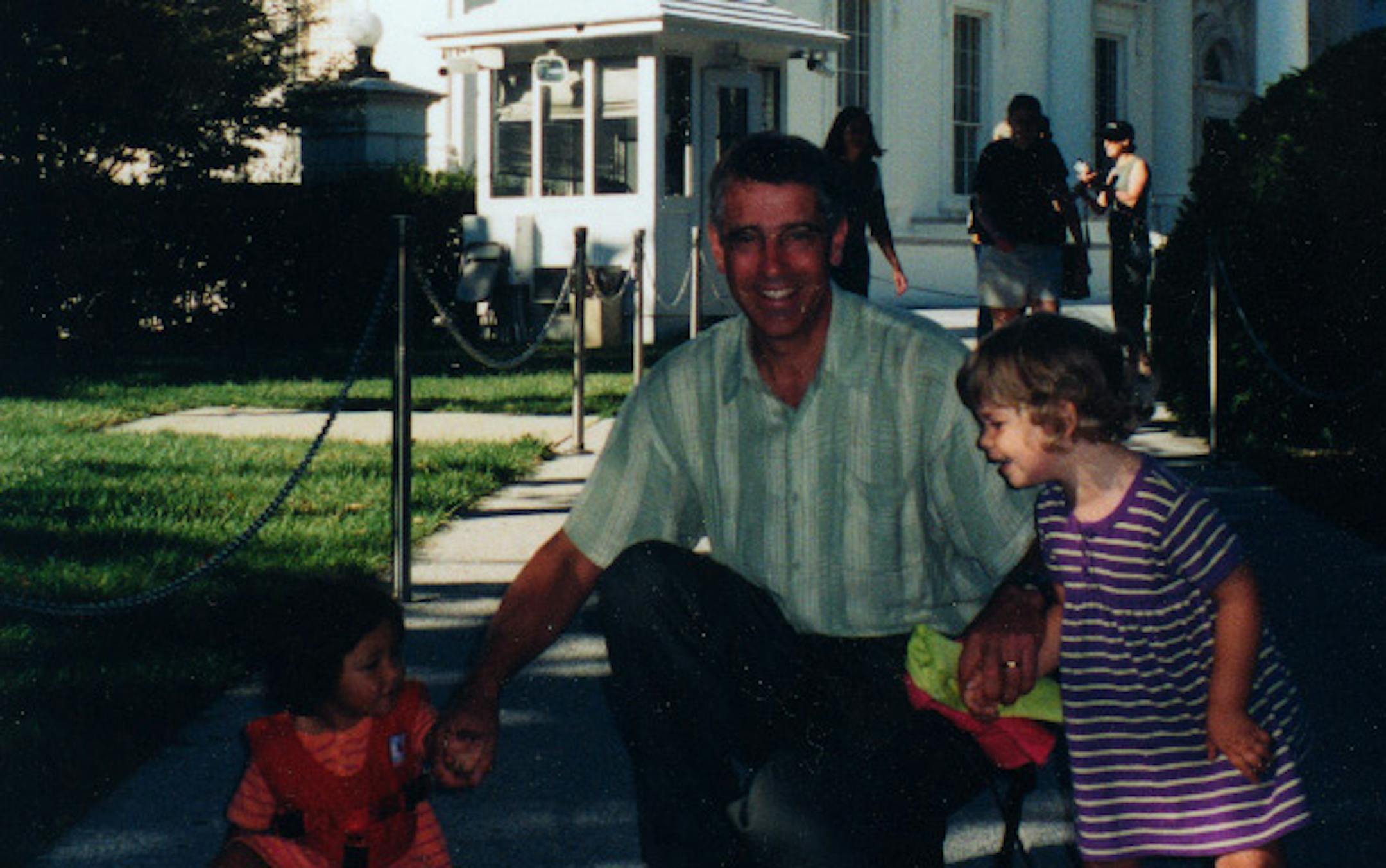 Bill Schneider and his wife Lauren, of Stillwater, were at the White House on 9/11 to be recognized as adoptive parents.