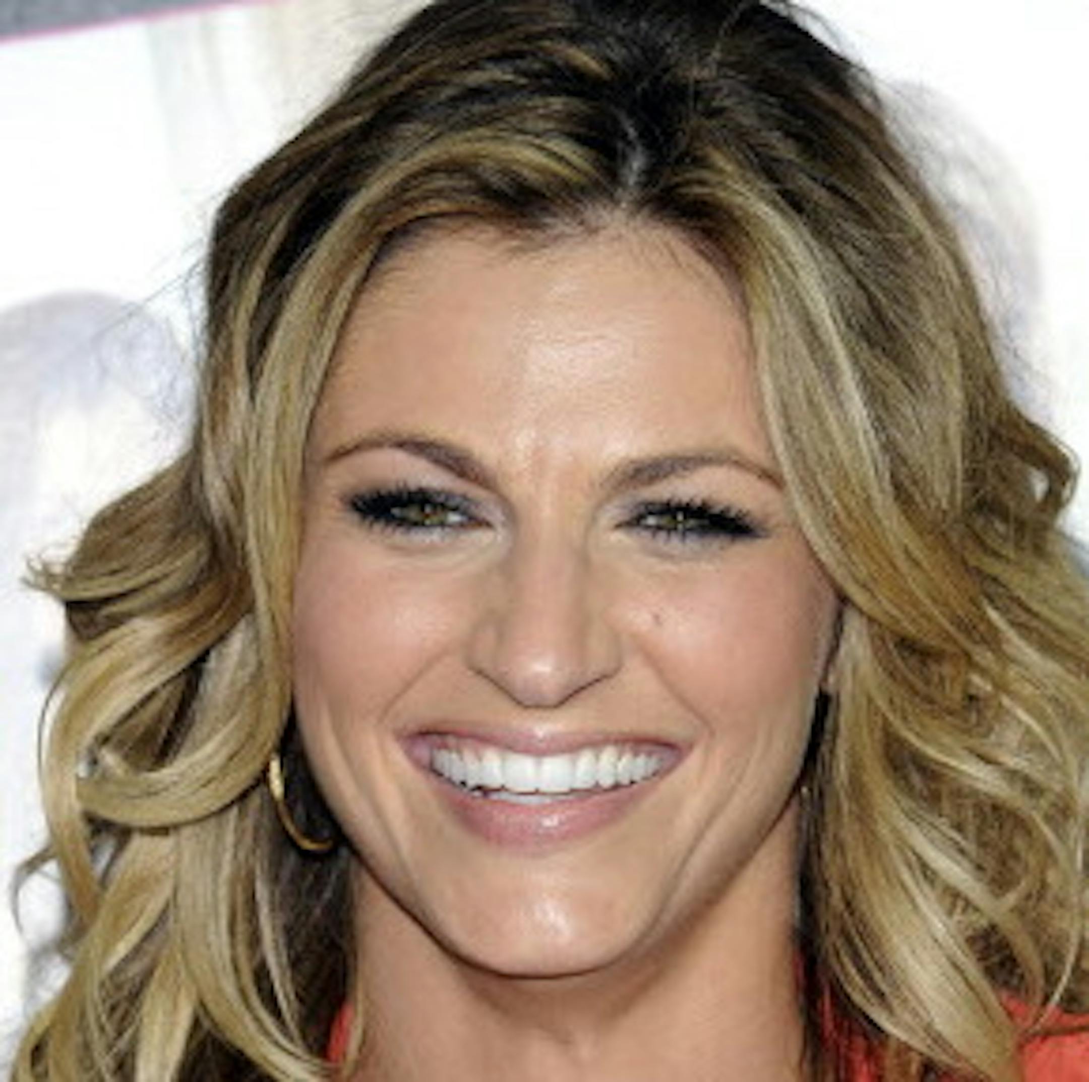 Television personality Erin Andrews attends the premiere of "What To Expect When You're Expecting" at the AMC Lincoln Square Theater, Tuesday, May 8, 2012 in New York. (AP Photo/Evan Agostini) ORG XMIT: NYOTK