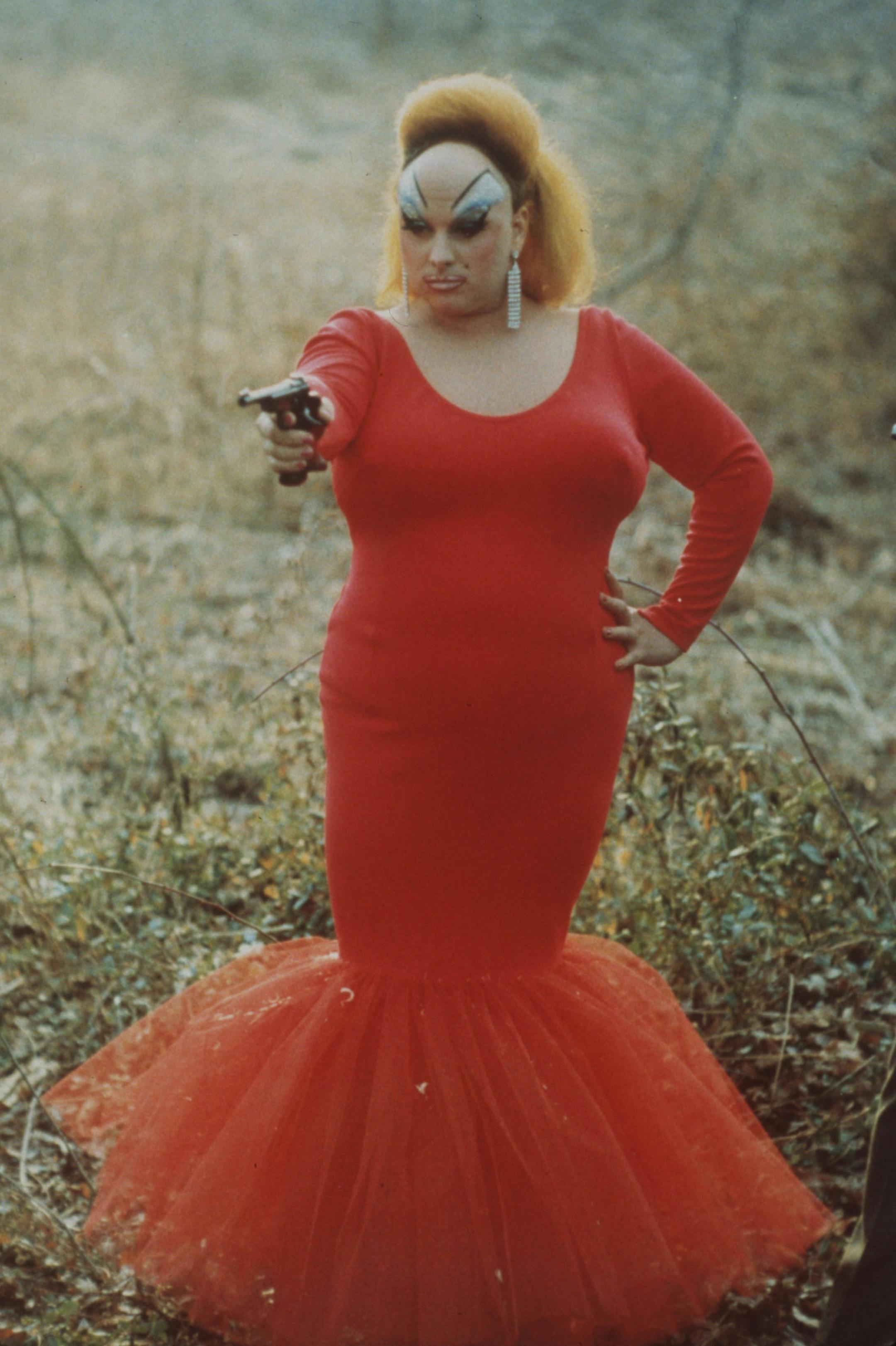 PINK FLAMINGOS -- The actress Divine stars in the movie "Pink Flamingos," directed by John Waters. Handout photo.
