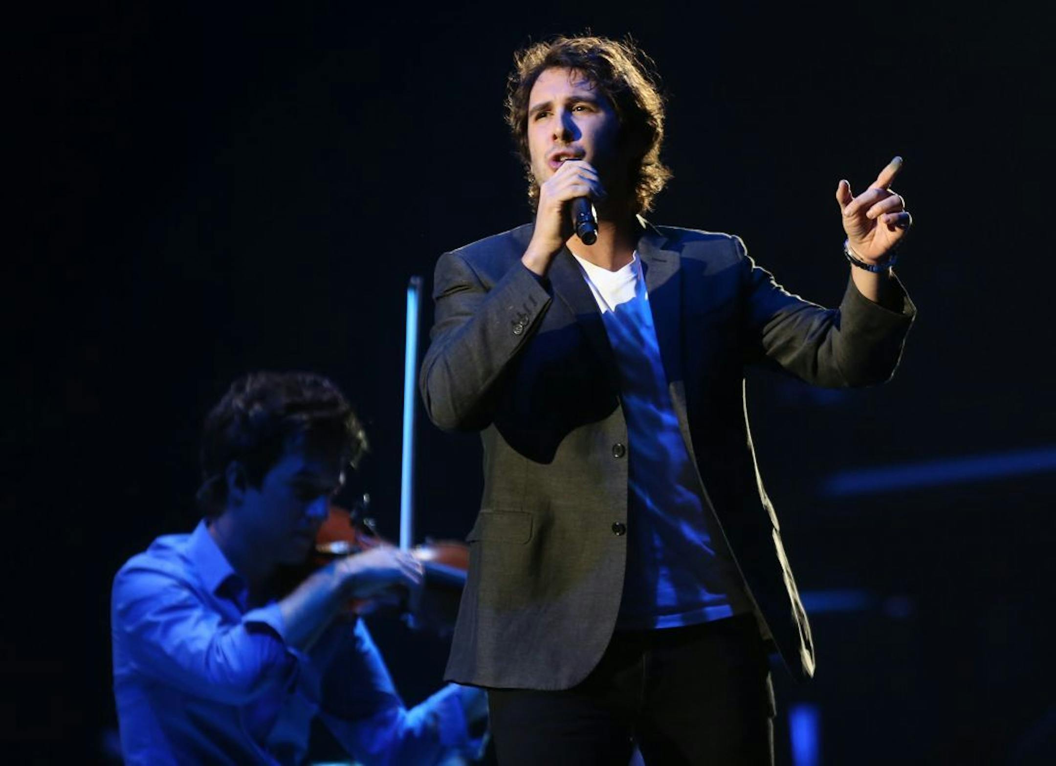 Josh Groban performed at the Target Center in Minneapolis Min., Saturday, October 19, 2013