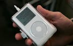 An early-generation iPod. After nearly 22 years, Apple is stopping production of the device.