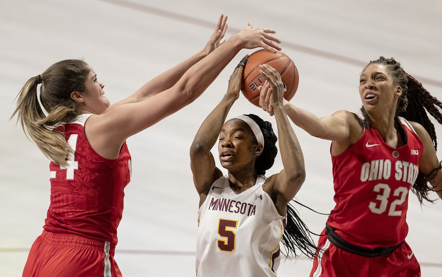 Taiye Bello and the Gophers are going for three in a row.