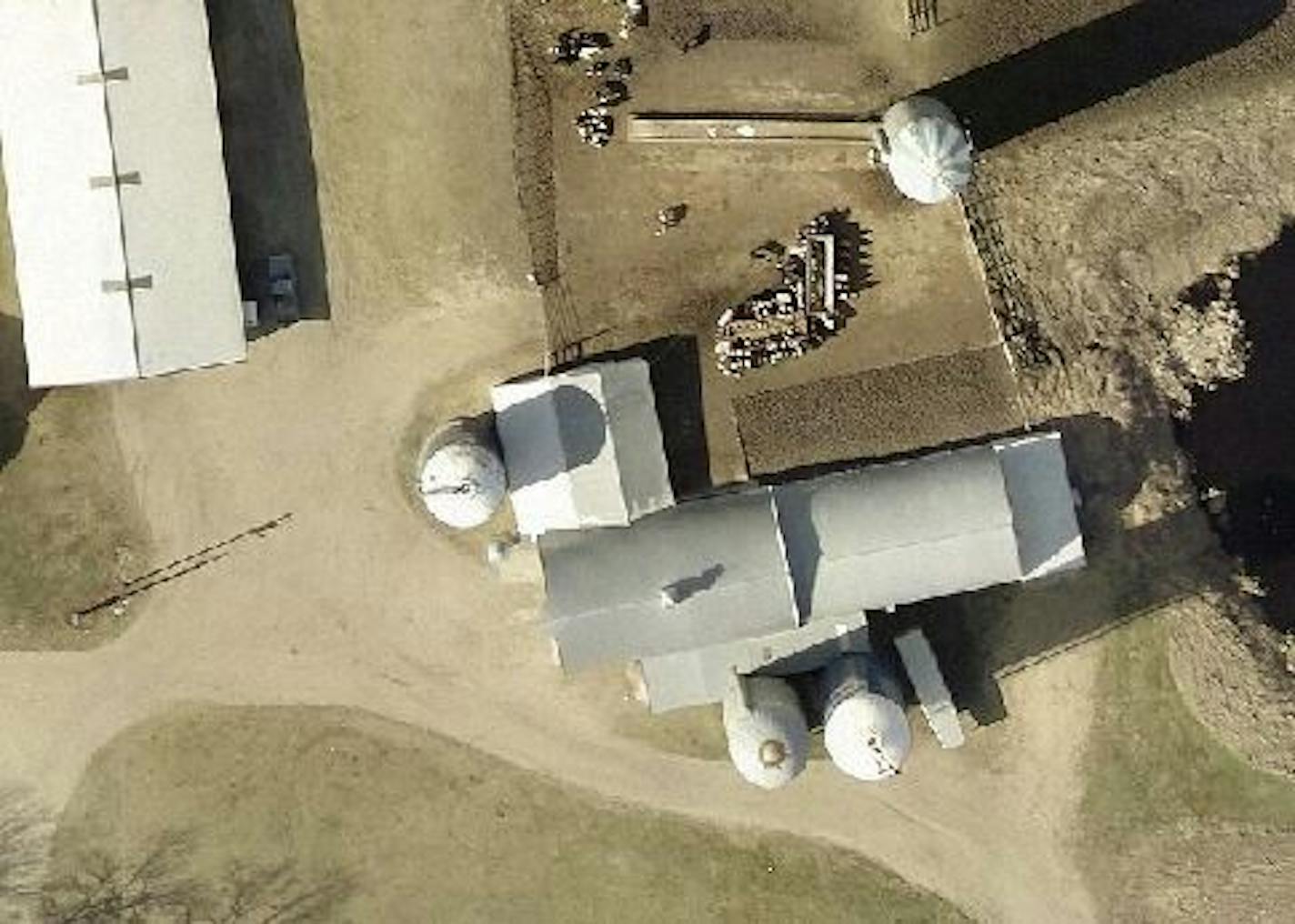 The farm where two brothers were overcome by silo fumes and died. Credit: Douglas County