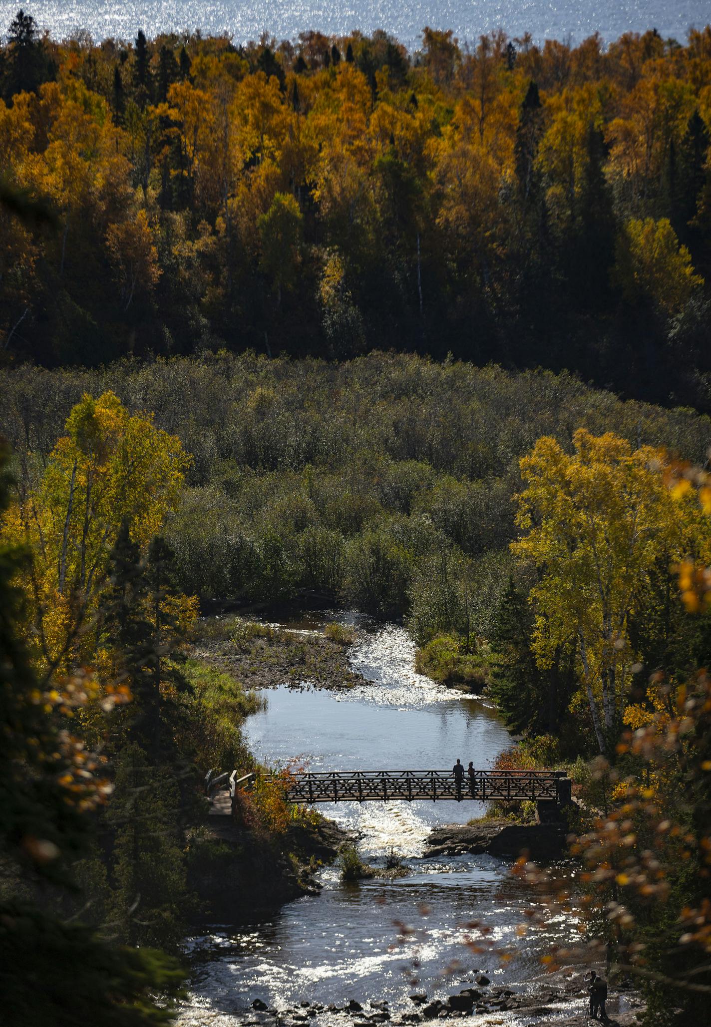 Gooseberry Falls State Park, along Minnesota's North Shore, dazzled last October.