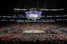 Virginia and Texas Tech played in the NCAA basketball championship game at U.S. Bank Stadium on Monday night. Virginia won 85-77 in overtime.