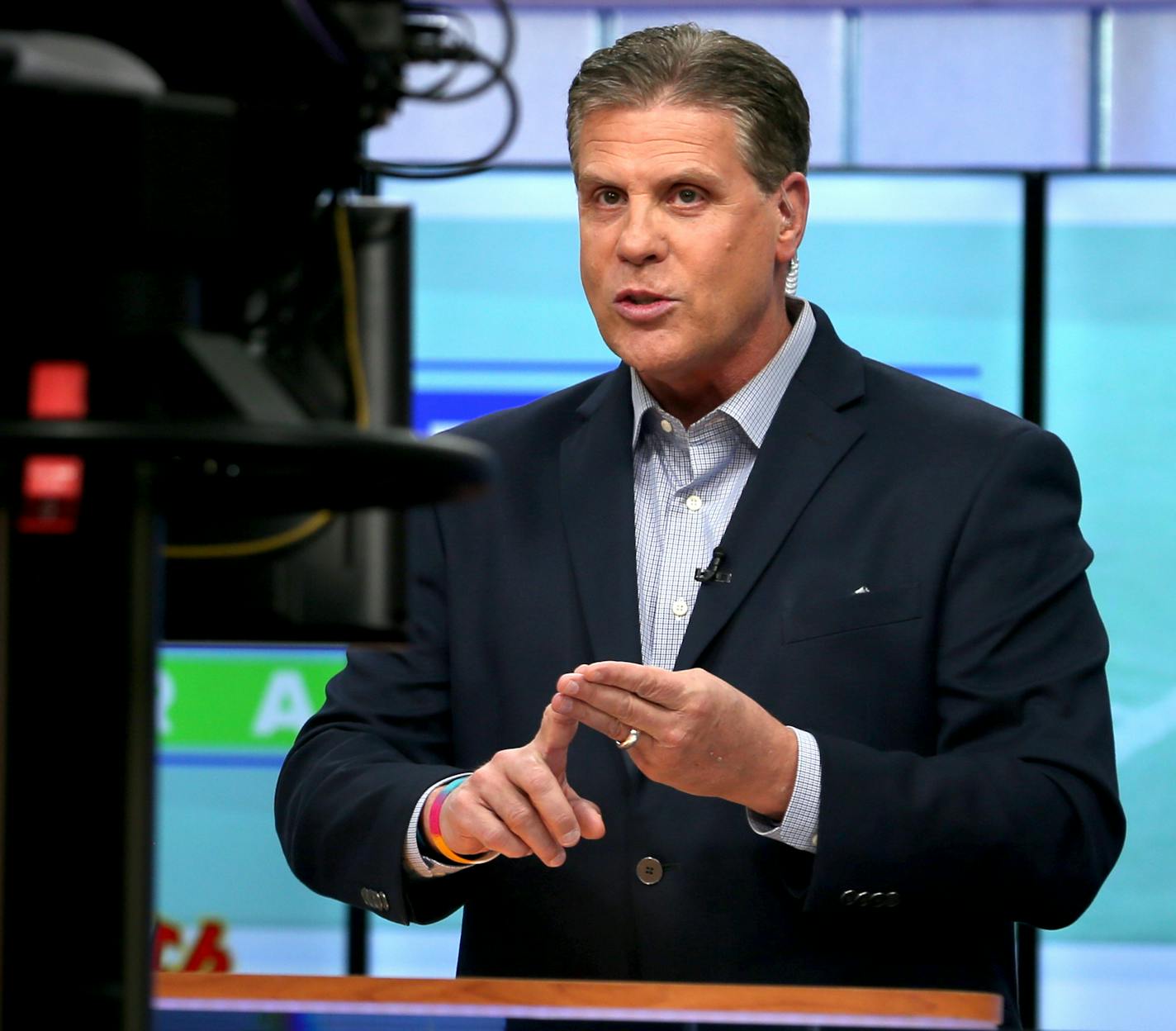 Randy Shaver prepares to give a sports update on the 10pm News at the KARE 11 studio in Minneapolis on Friday, Nov. 2, 2018. ] Kevin Martin &#x2022; kevin.martin@startribune.com KARE 11 news anchor/prep sports dean Randy Shaver recently found out he has cancer -- again (he was treated for Hodgkins 20 years ago). Though he's been very public about his illness and become one of the top cancer spokespeople and fundraisers, he never expected to be dealing with the disease again at the phase in his l