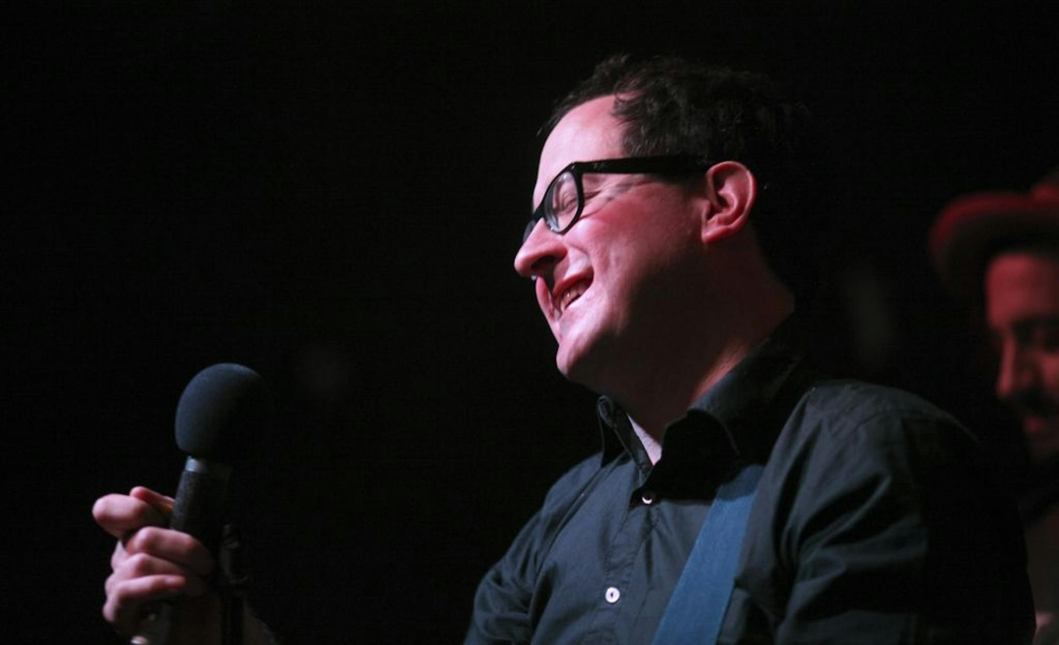 Craig Finn performed with a band of friends at the Triple Rock in Minneapolis Min., Saturday, February 4, 2012. Finn of the Hold Steady is on a first-ever solo tour.