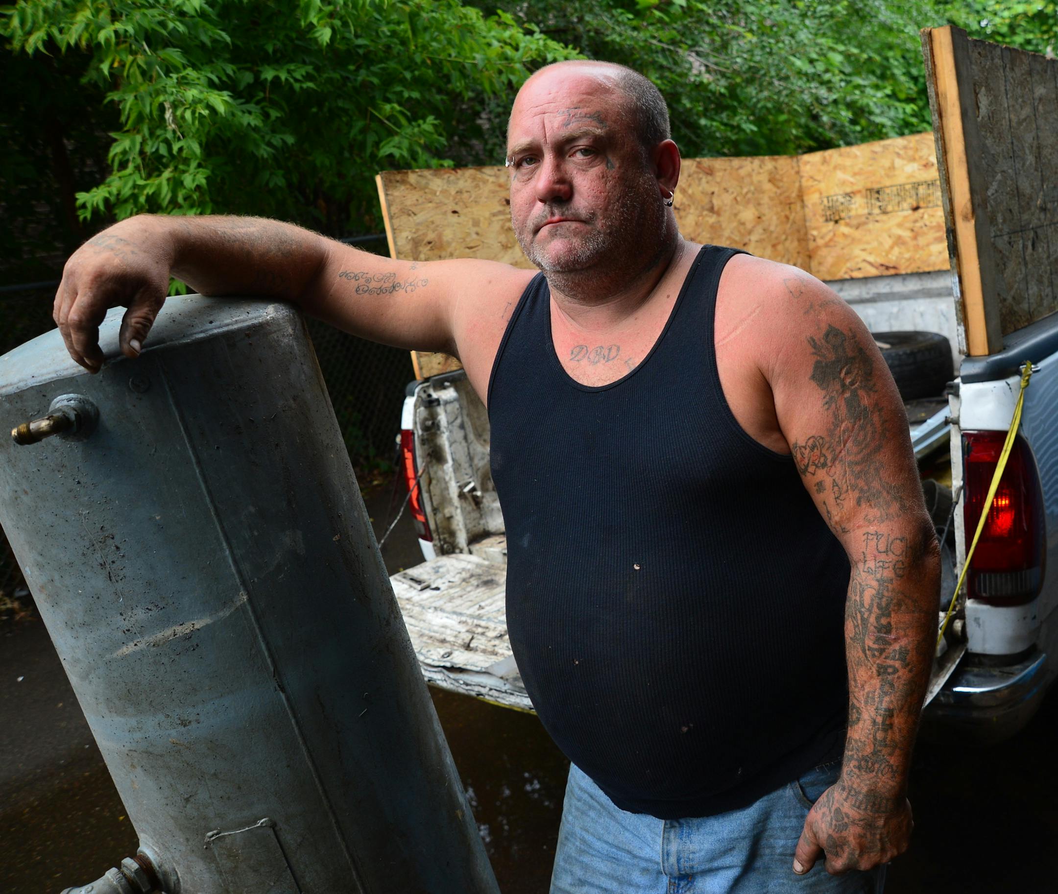 Jessie Anderson, a 72-year-old scraps to supplement his Social Security checks.