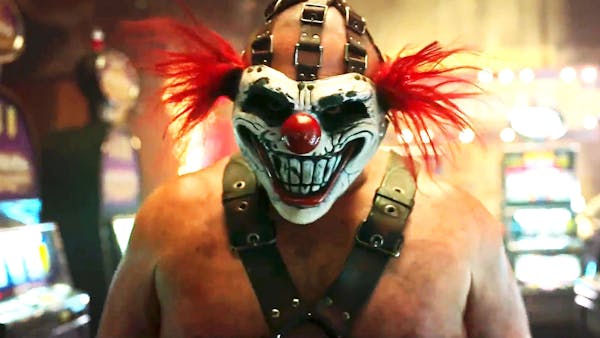 Sweet Tooth, the “Twisted Metal” villain played by Samoa Joe and Will Arnett.