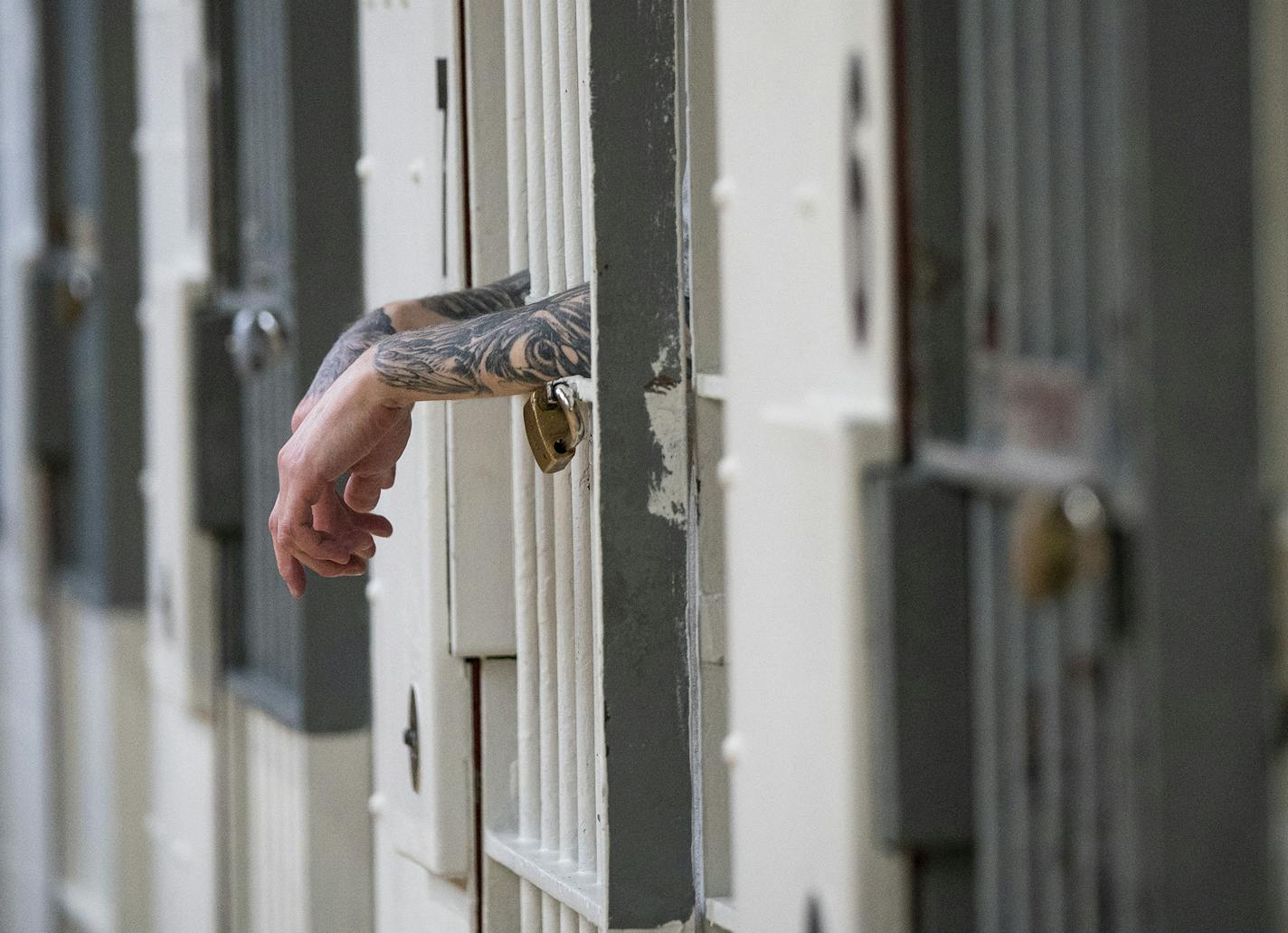 Prison inmates are on lockdown inside A Cell Hall as media and Minnesota State Legislators tour the Minnesota Correctional Facility in Stillwater. ] LEILA NAVIDI &#xa5; leila.navidi@startribune.com BACKGROUND INFORMATION: Members of the Minnesota House of Representatives Corrections Subcommittee tour the Minnesota Correctional Facility in Stillwater on Friday, January 25, 2019.