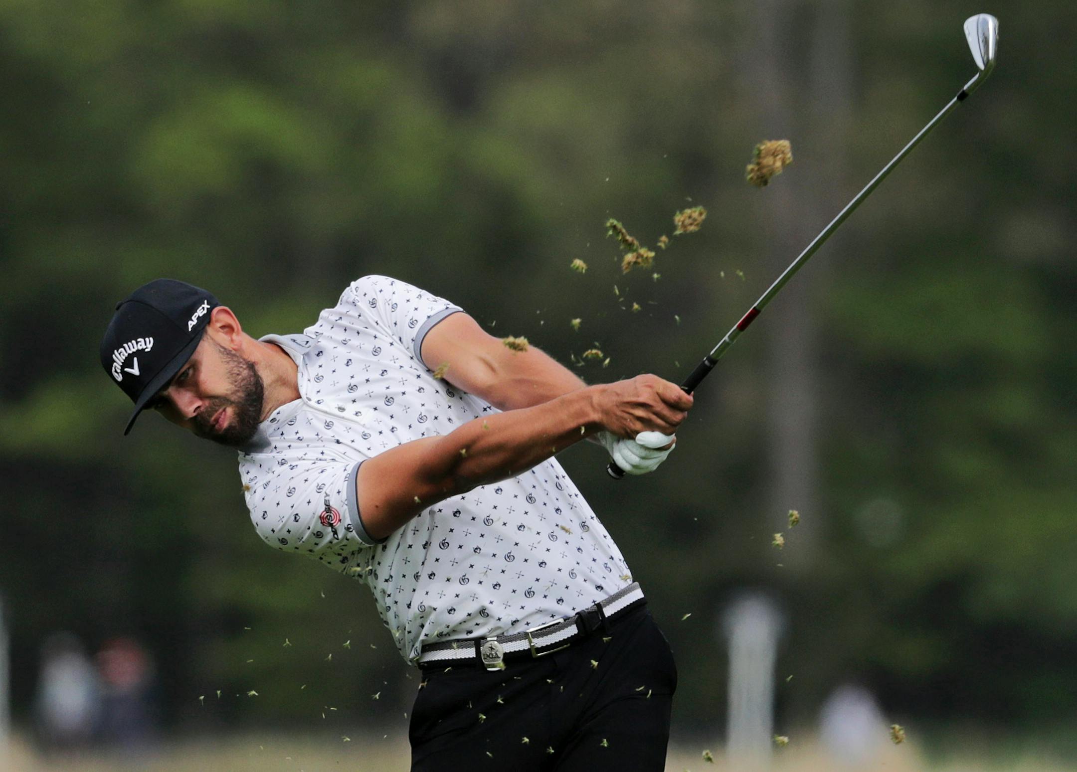 Erik Van Rooyen of South Africa, a former Gophers golfer, shot a second-round 68 Friday to move into a tie for 10th at the PGA Championship at Bethpage Black in Farmingdale, N.Y.