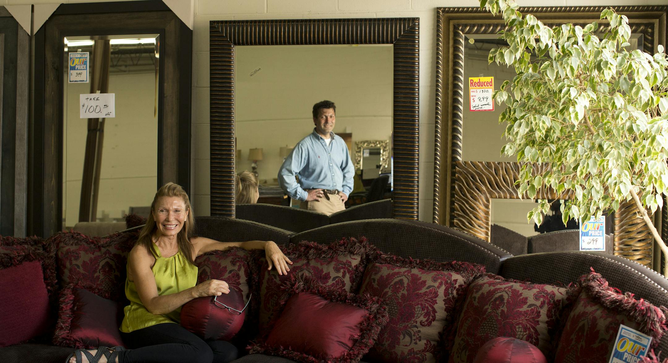 Just as the merchandise at Odds & Ends Furniture is always changing, owner Nancy Newcomb also has had to adapt her business plan in the 16 years since she opened the store. Doing business initially as Scratch N' Dent Furniture, she sold slightly damaged high-end furniture. As business grew, manufacturers offered closeouts and other discounted, undamaged furniture, and the business became Odds & Ends Furniture Gallery. When the housing bust hit, she found new business with stagers and designers l