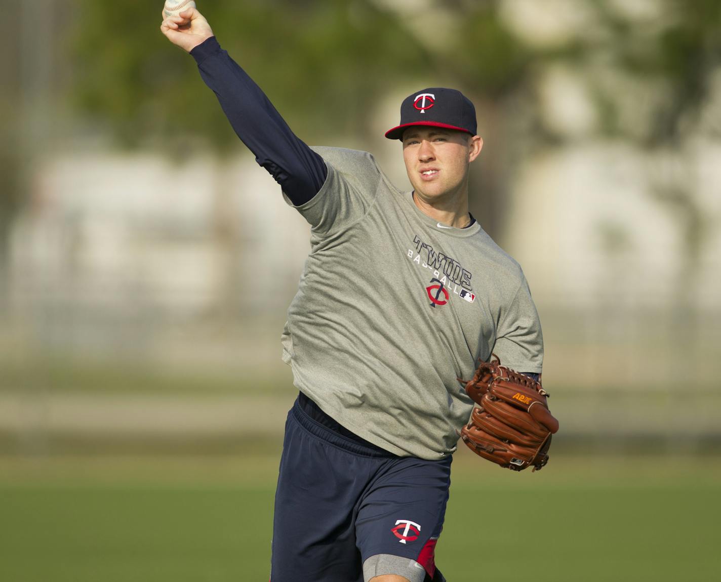 Alex Wimmers in 2013 spring training. Pittsburgh Pirates at Minnesota Twins &#xac;&#xa9;2013 MN Twins photo by Bruce Kluckhohn #612-929-6010 bruce@brucekphoto.com