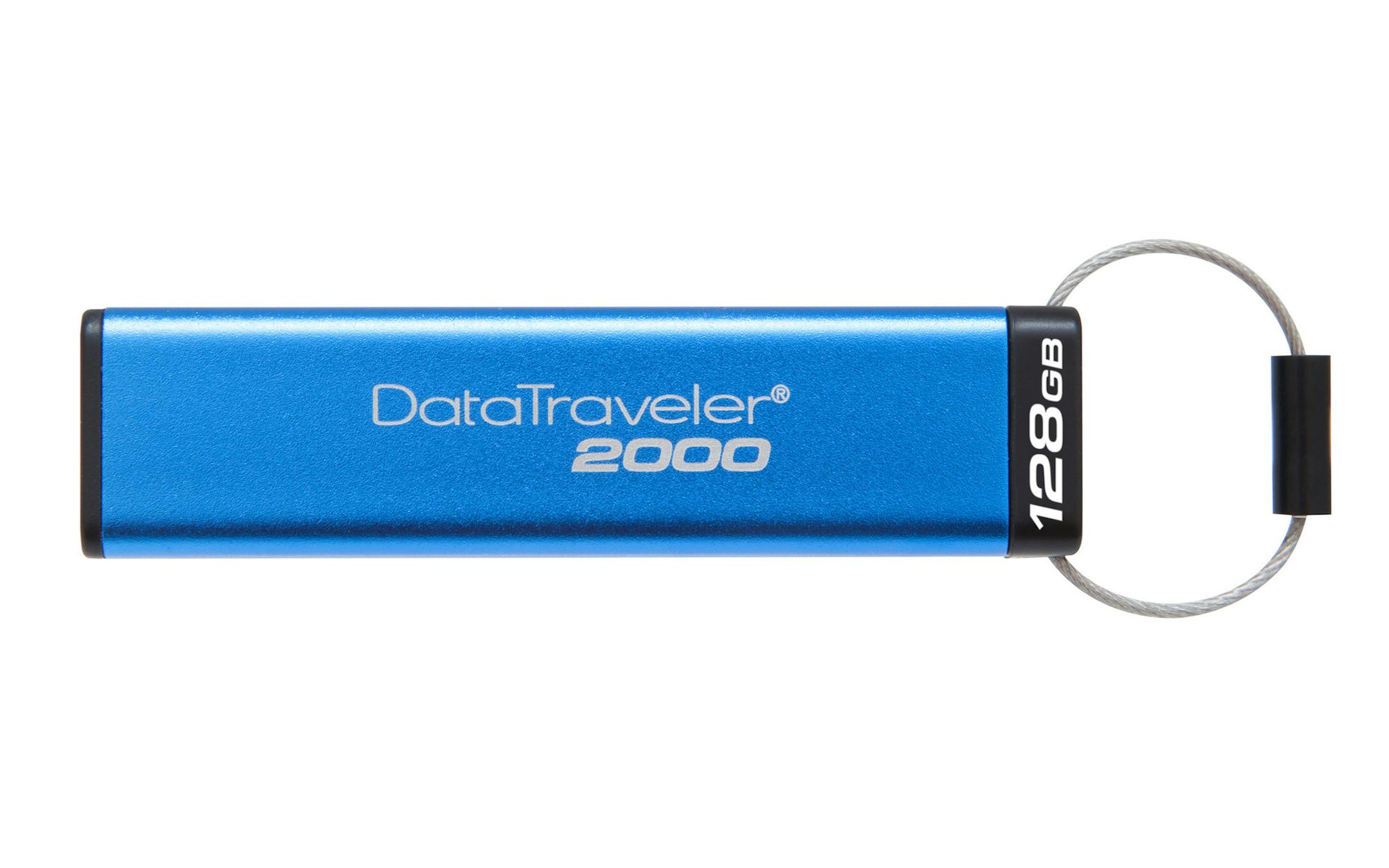 Kingston Technology's DataTraveler 2000 cvUSB 3.0 encrypted keypad flash drive is available in storage sizes up to 128GB. (Handout/TNS) ORG XMIT: 1795146