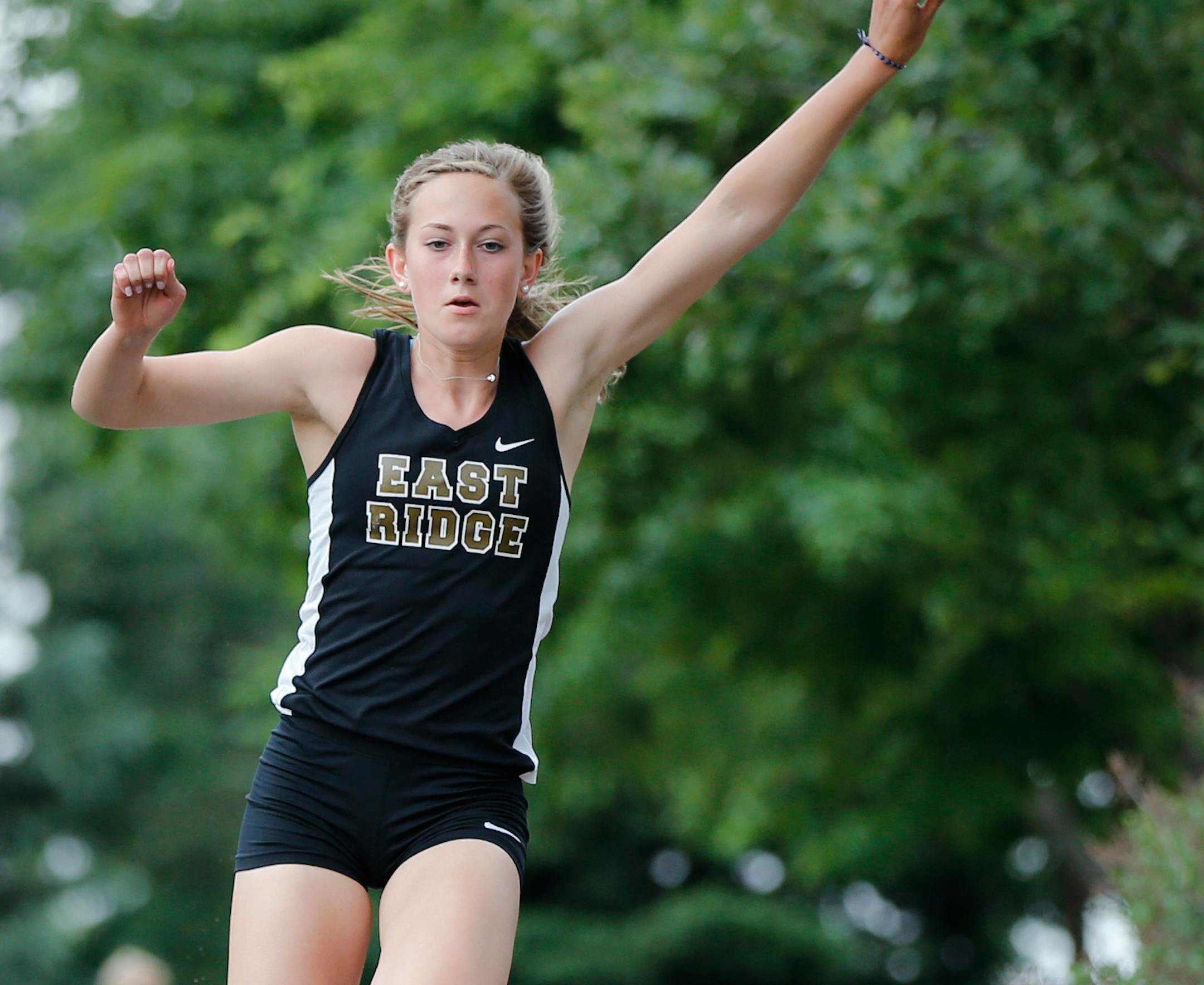 Triple jumper Allyson Weiss of East Ridge