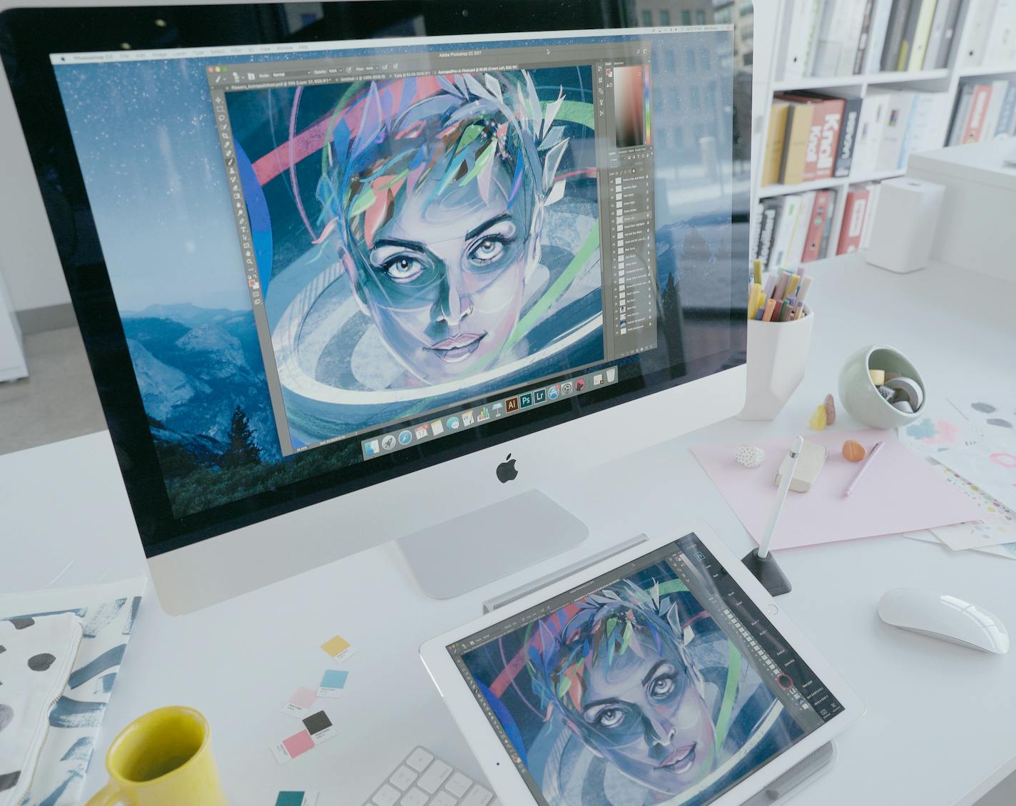 Astropad is an app that allows iPads to be used for making high end graphic design work.