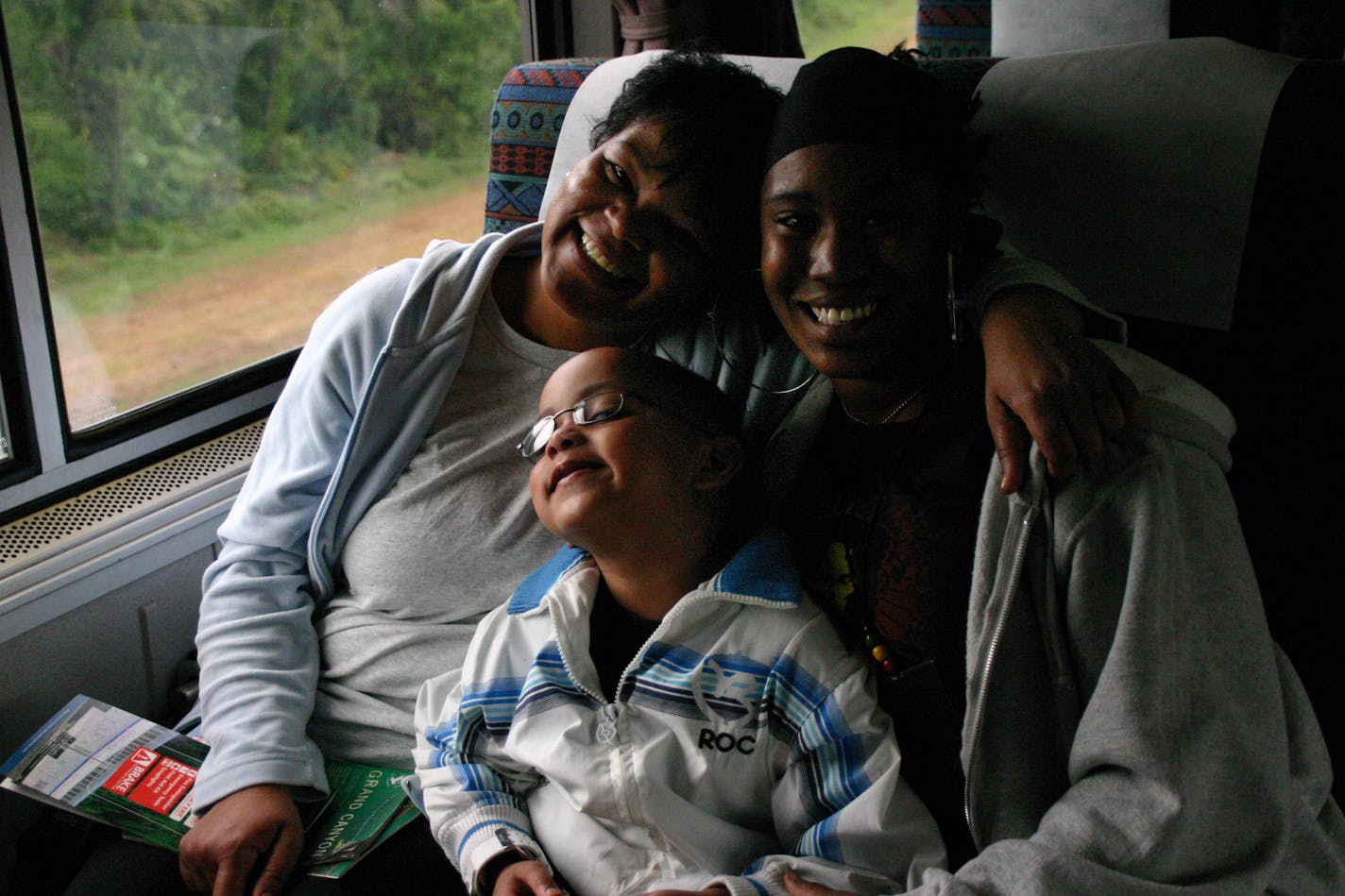 Wanda Simmons, a deputy clerk of court in New Orleans, was making a last-minute trip a year ago to Lafayette, La., on the Sunset Limited, with her 6-year-old grandson, Willi Cuevas (it was his first train ride), and her 17-year-old stepdaughter, Jennifer Conner. Simmons said she'd originally figured to take the bus, but on short notice, the train turned out to be cheaper – only $50, total, for all three of them. From here on, Simmons said, "this is the only way I'm gonna travel.''