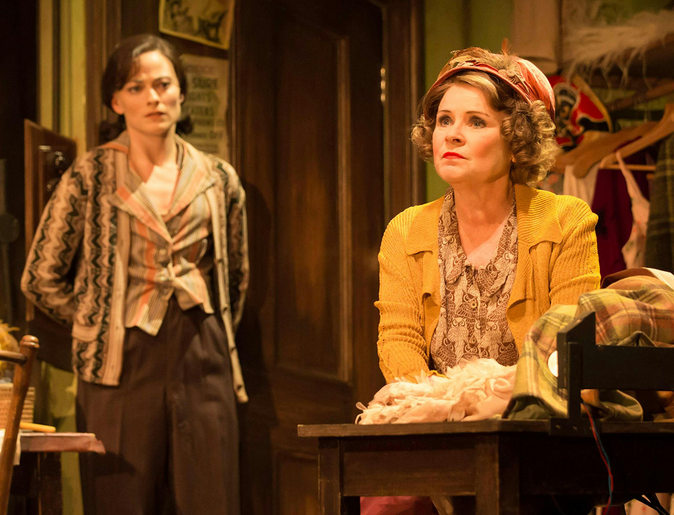 Johan Persson photo
Louise (Lara Pulver) and Rose (Imelda Staunton) in "Gypsy"