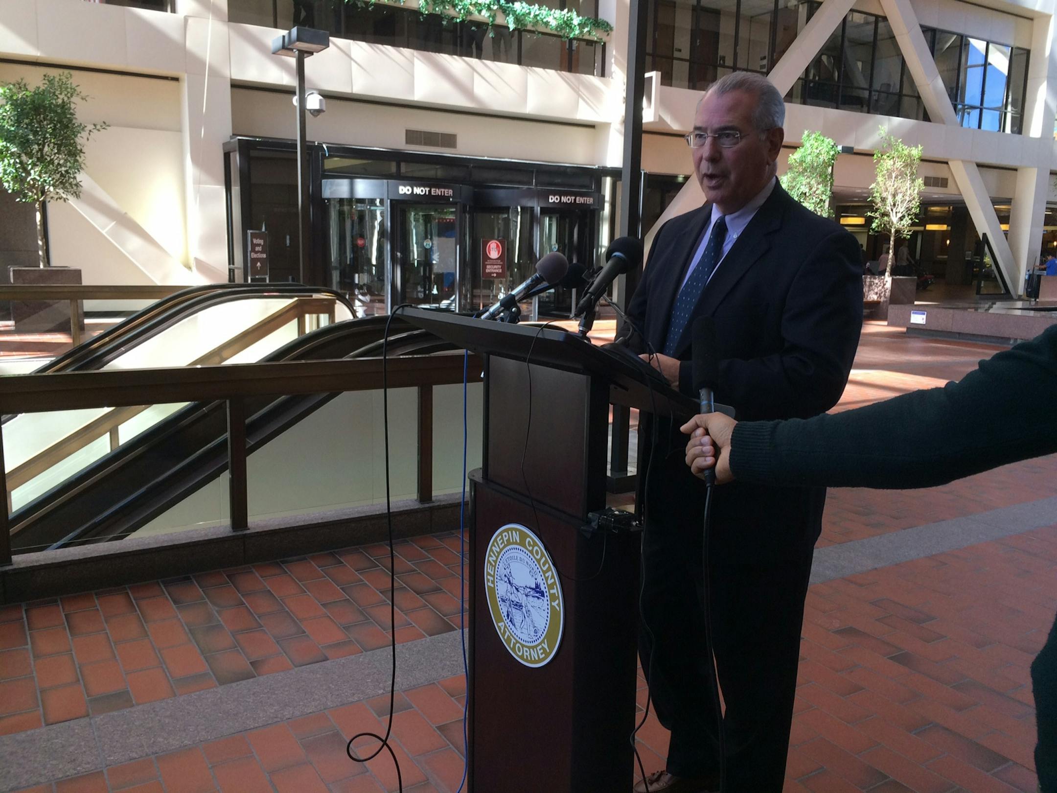 Hennepin County Attorney Mike Freeman discusses charges against Jquan McInnis in the Sunday fatal shooting of a man and 8-month-old in south Minneapolis