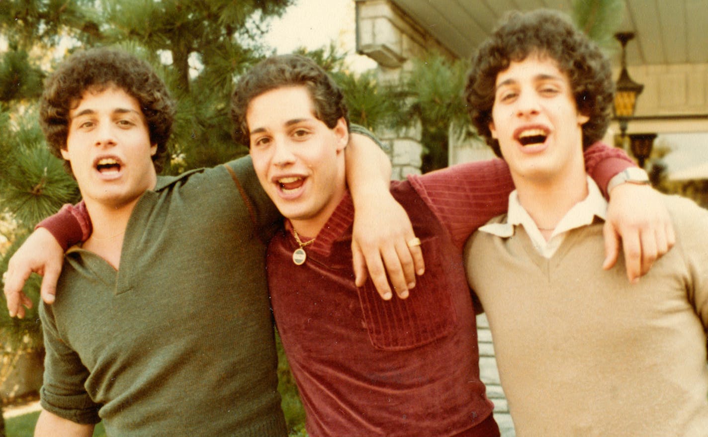 David Kellman, Eddy Galland and Bobby Shafran appear in <i>Three Identical Stangers</i> by Tim Wardle, an official selection of the U.S. Documentary Competition at the 2018 Sundance Film Festival. Courtesy of Sundance Institute. All photos are copyrighted and may be used by press only for the purpose of news or editorial coverage of Sundance Institute programs. Photos must be accompanied by a credit to the photographer and/or 'Courtesy of Sundance Institute.' Unauthorized use, alteration, reprod