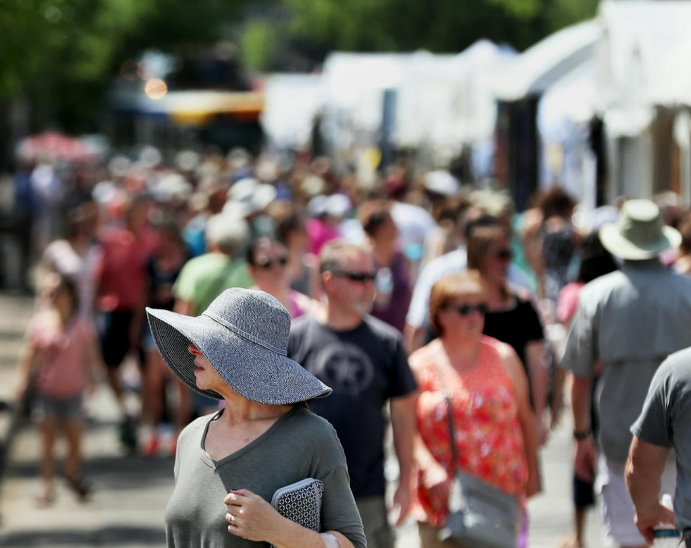 The Edina Art Fair is traditionally held the first full weekend in June and claims to be the first major art fair of the year in Minnesota.