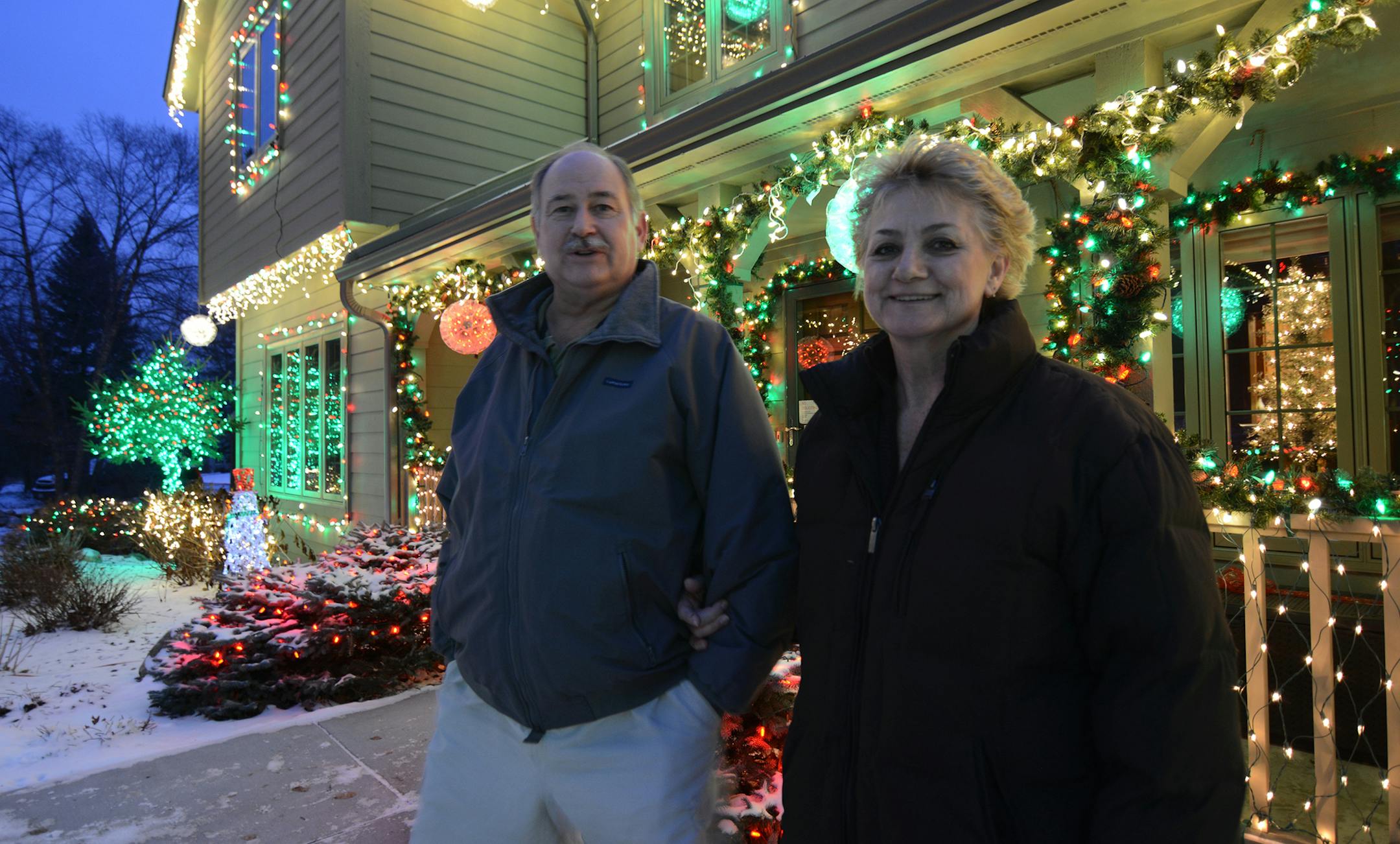 Nancy and Doug Odell won first place in the single family dwelling category. Photo by Liz Rolfsmeier, Special to the Star Tribune