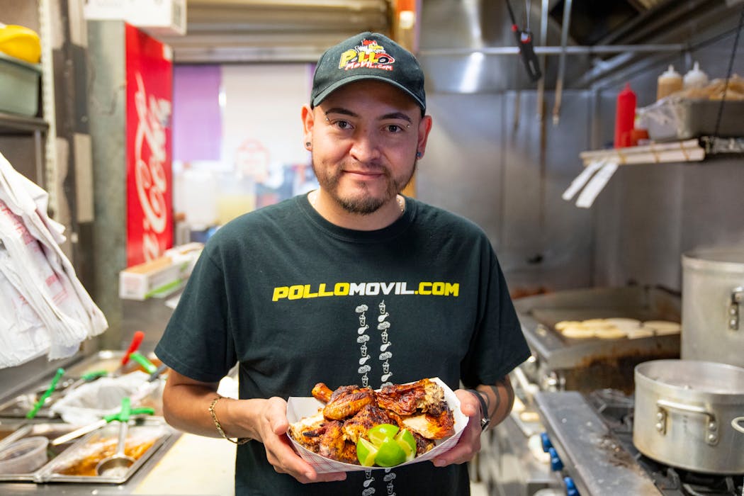 “I want customers, in my case, more than money,” says Edgar Hernandez, owner of Pollo Movil Mexican Grill in Minneapolis.