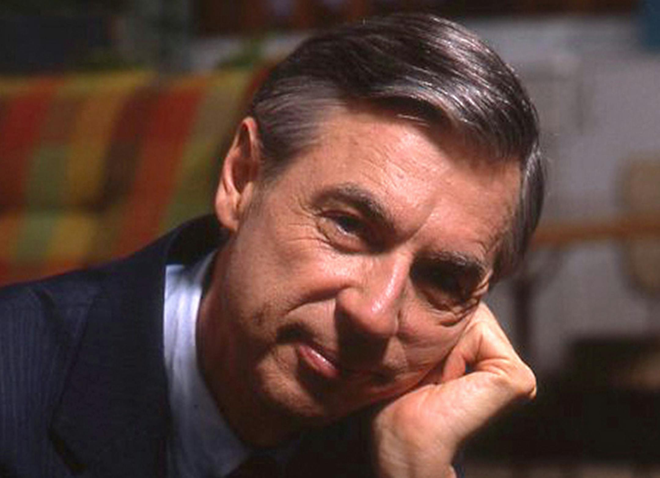 This image released by Focus Features shows Fred Rogers on the set of his show "Mr. Rogers Neighborhood" from the film, "Won't You Be My Neighbor." (Jim Judkis/Focus Features via AP)