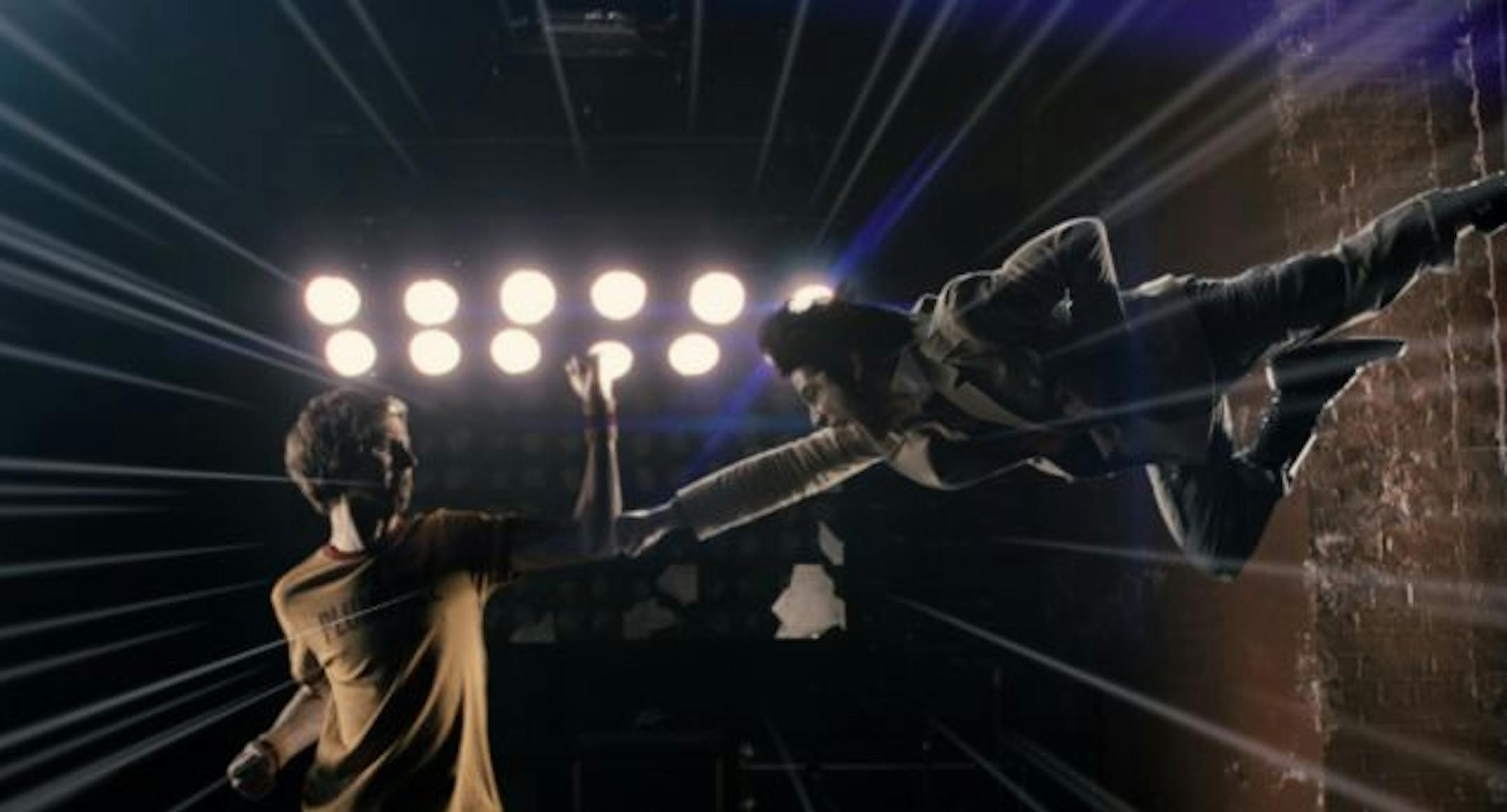 Scott Pilgrim (Michael Cera) battles one of his girlfriend's Evil Exes in "Scott Pilgrim vs. the World."