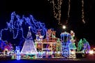 The Kiwanis Holiday Lights display transforms Mankato's Sibley Park with 1.5 million colored lights.