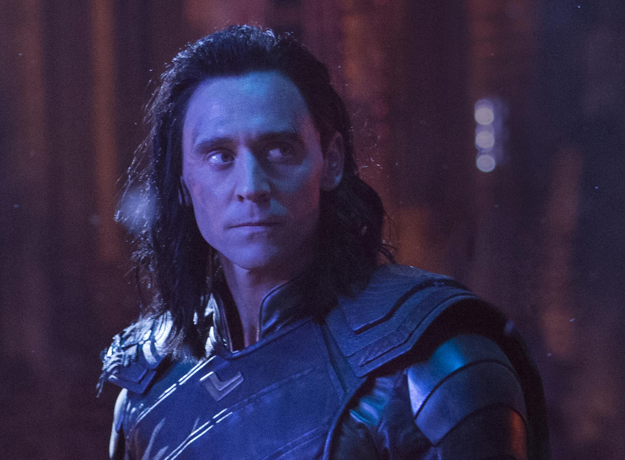 This image released by Marvel Studios shows Tom Hiddleston in a scene from "Avengers: Infinity War." (Marvel Studios via AP)