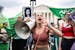 Abortion-rights activists protest outside the Supreme Court in Washington on Friday, the day the Supreme Court overruled Roe v. Wade, eliminating the 