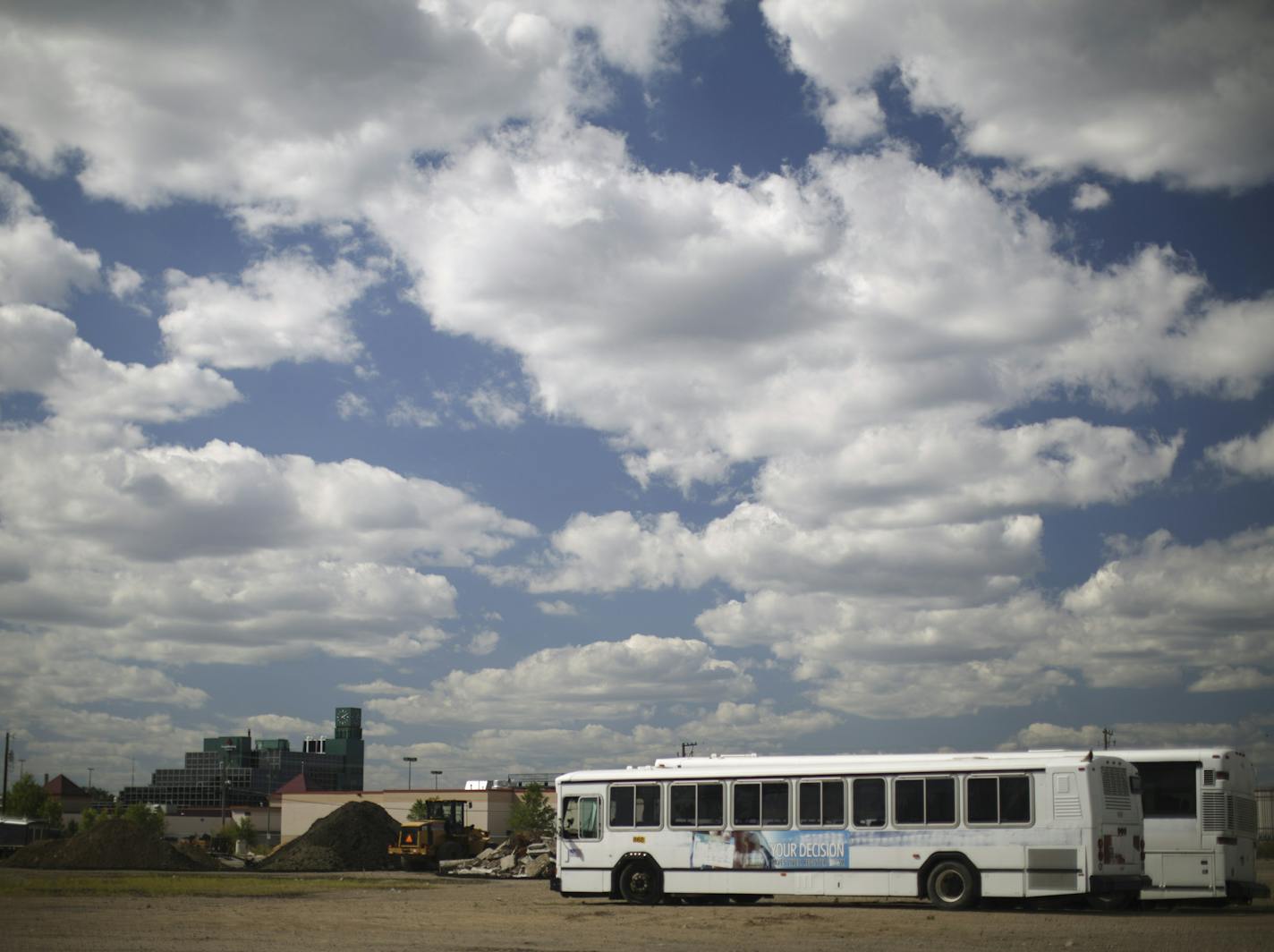 The former home of the Metro Transit bus barn is on part of the parcel proposed for a soccer stadium in St. Paul.