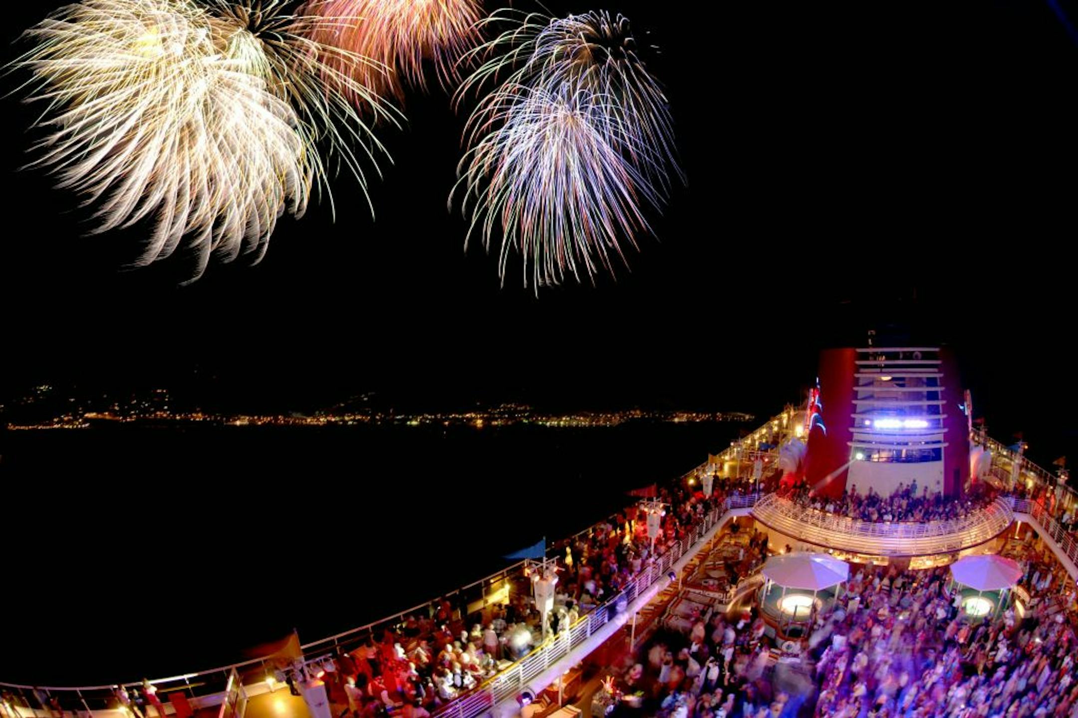 Disney Magic offers entertainment including elaborate shows, a 3-D movie theater and even fireworks on most sailings.