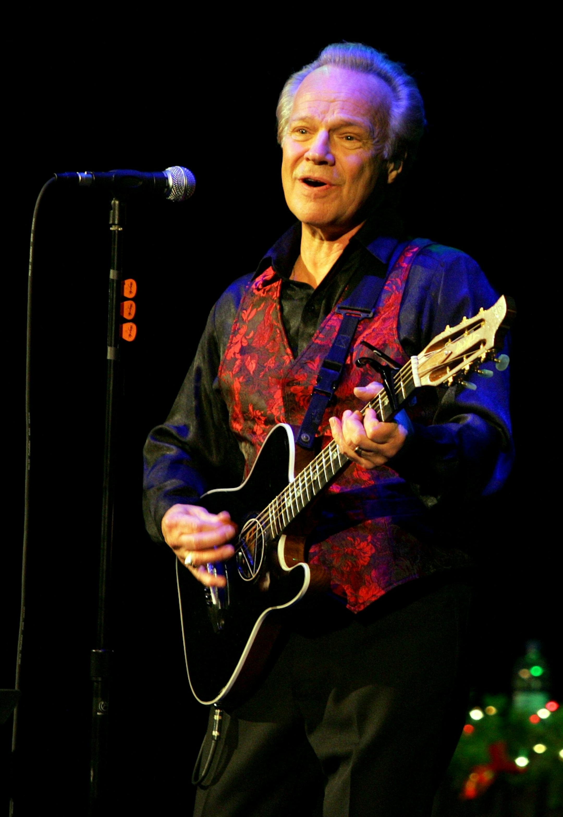 Bobby Vee performs Christmas music during a concert stop at the Mississippi Moon Bar, in the Diamond Jo Casino in Dubuque, Iowa, Friday, Dec. 18, 2009.