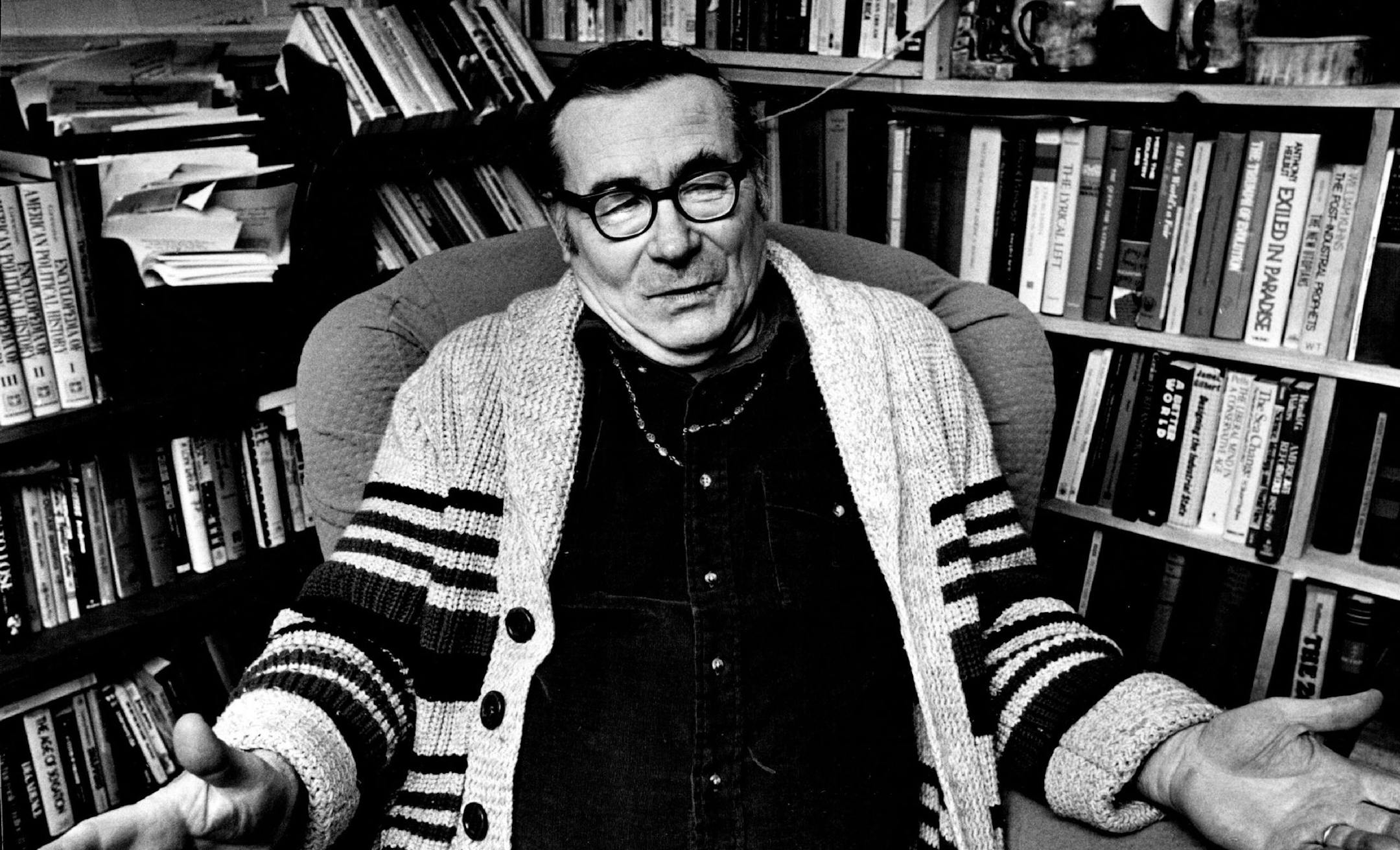 January 11, 1987 David Noble, in the study of his home in St. Paul discussed his historical work. December 26, 1986 Bruce Bisping, Minneapolis Star Tribune ORG XMIT: MIN2017012717192953