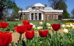 Thomas Jefferson began designing and building Monticello, his plantation home just outside Charlottesville, Va., when he was 26. Gardens surround the 