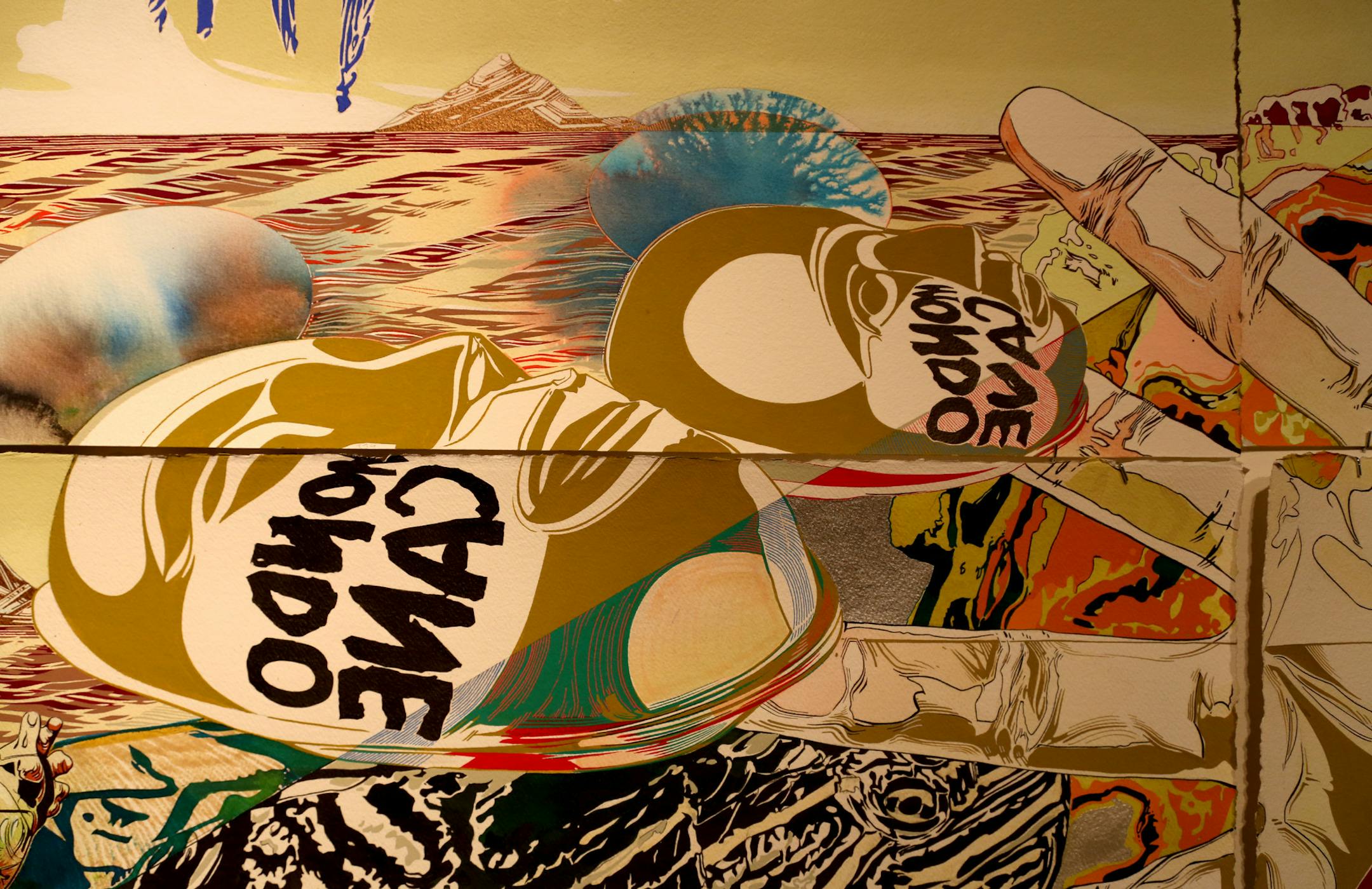 Art on display for the 4th Midwest Biennial exhibit at the Soap Factory. ] (KYNDELL HARKNESS/STAR TRIBUNE) kyndell.harkness@startribune.com New exhibit at the Soap Factory inMinneapolis Min., Thurday September 10, 2015.