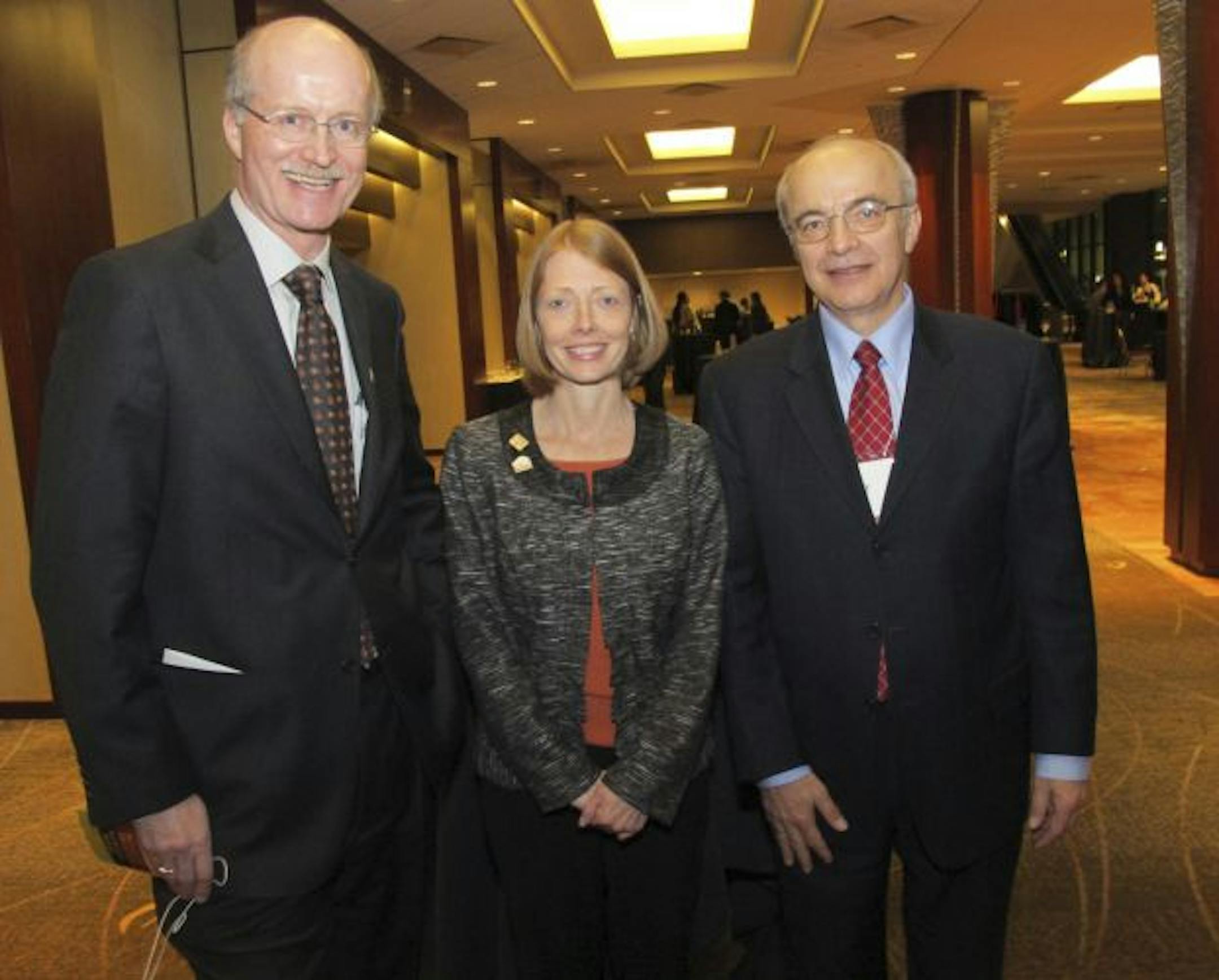 Dick Knutson, Carol Houghtby and Larry Schmid